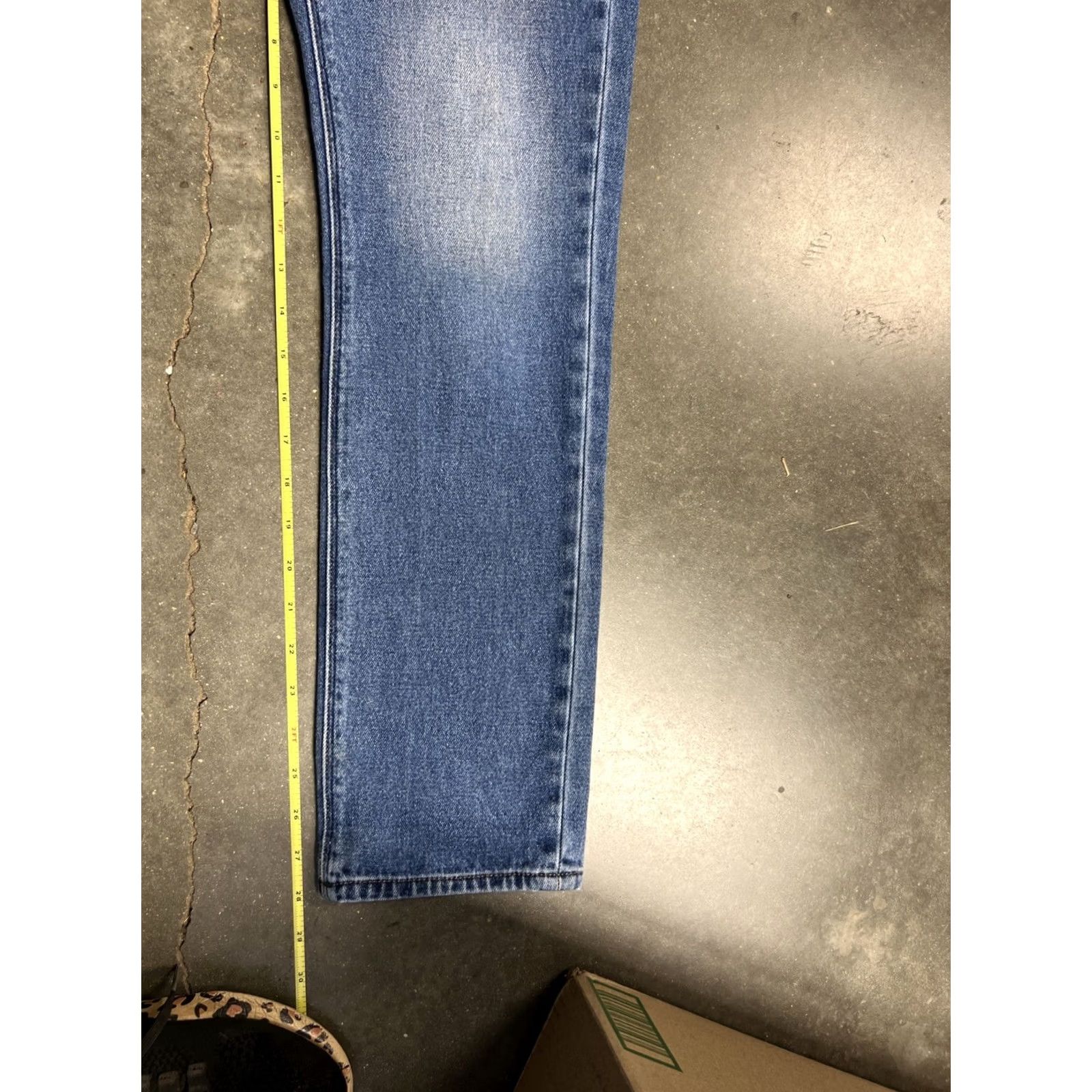 Volcom Volcom Jeans Men’s 28 Blue Denim Vorta Slim Fit Straight Leg Casual Jeans Mens Size US 28 / EU 44 - 2 Thumbnail