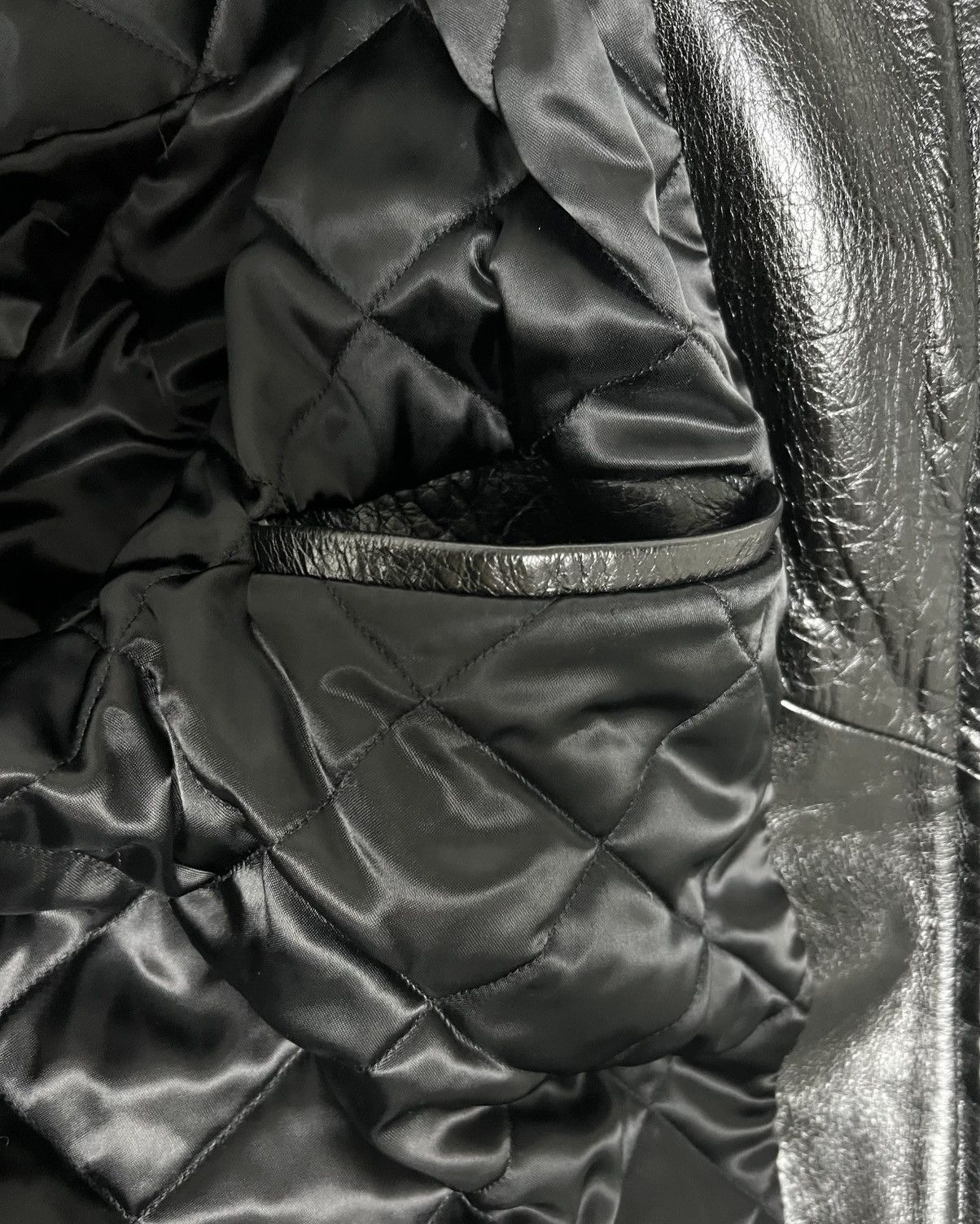 Balenciaga Balenciaga FW19 Grainy Buffalo Leather Biker Jacket Size US S / EU 44-46 / 1 - 10 Thumbnail