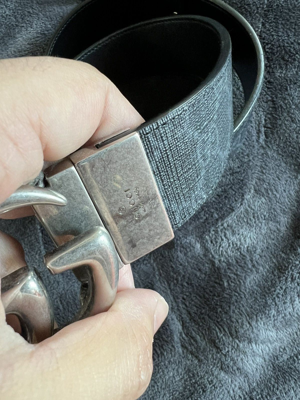 Gucci GUCCI GG MARMONT REVERSIBLE BELT Size 40 - 3 Thumbnail