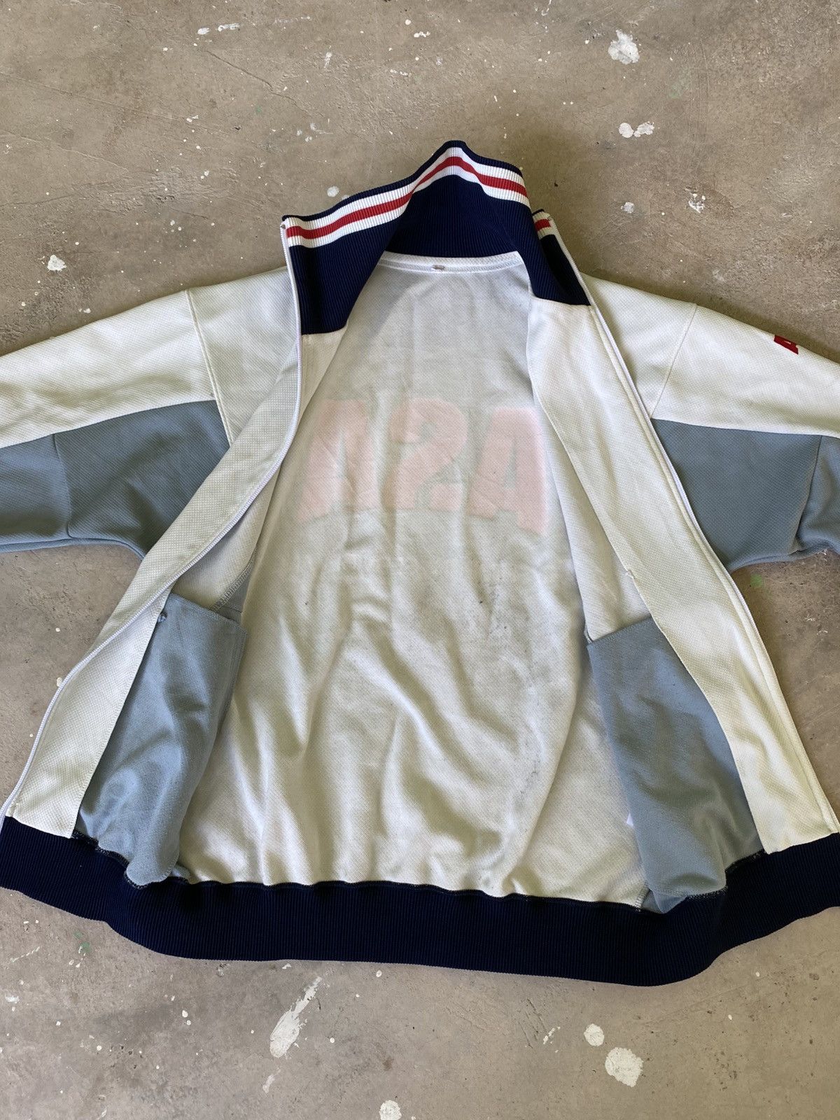 Vintage Vintage ASA Asahi Shimbun Track Jacket Japan Size US M / EU 48-50 / 2 - 9 Thumbnail