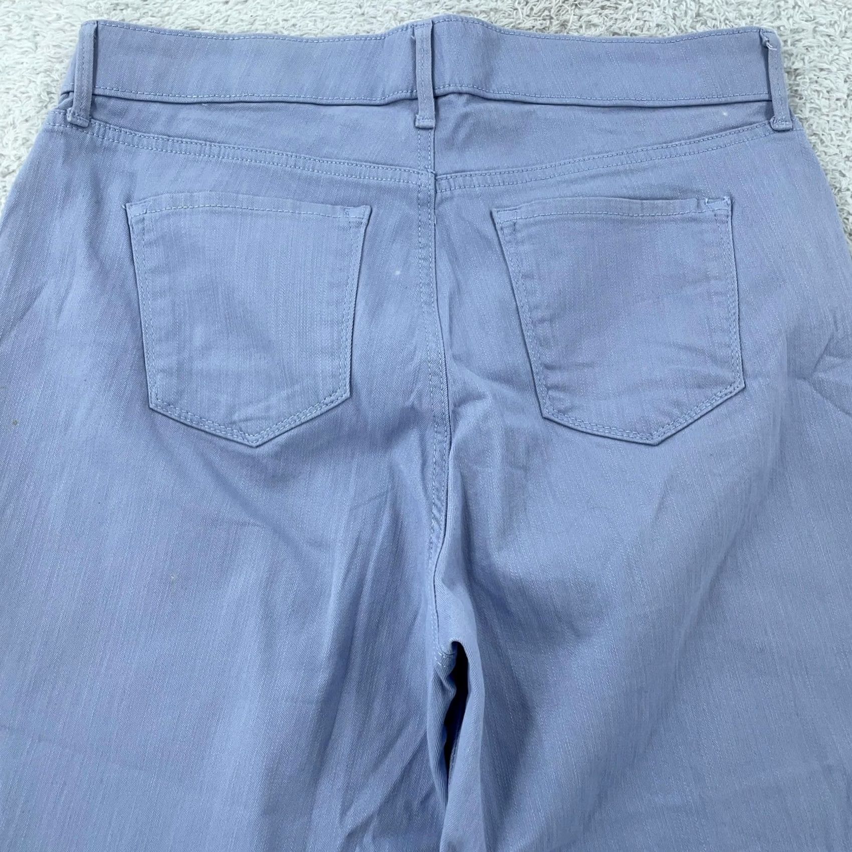 Gloria Vanderbilt Gloria Vanderbilt Womens Skimmer Shorts 12 Missy Purple Dolphin Hem Slimming Stretch Size 34" / US 12 / IT 48 - 3 Thumbnail