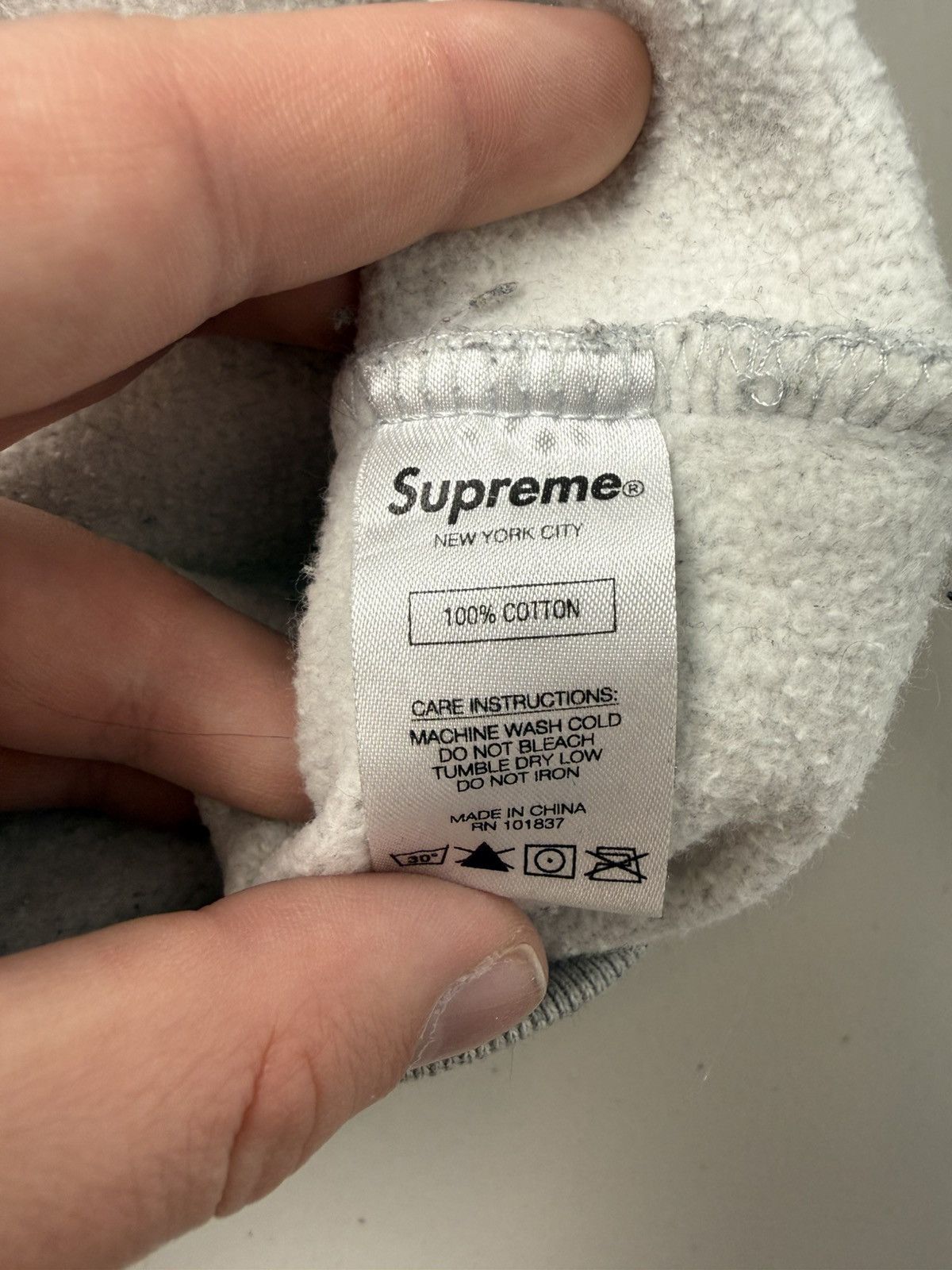 Supreme Supreme Type Stripe Hooded Sweatshirt Size US L / EU 52-54 / 3 - 4 Thumbnail