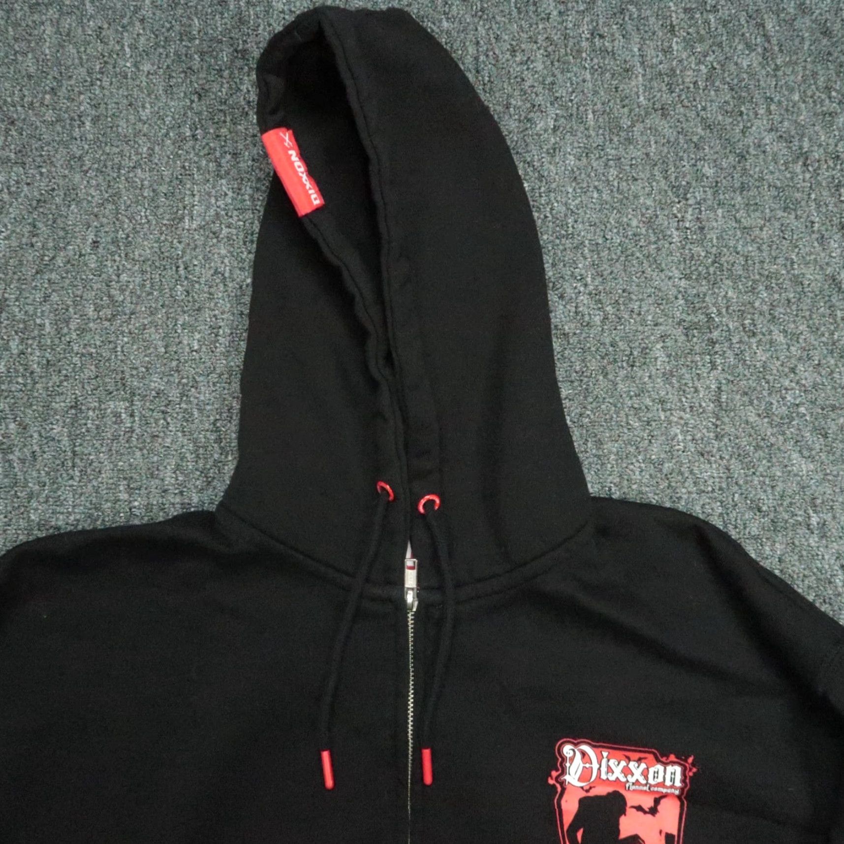 Vintage Dixxon Hoodie Men XL Black Full Zip Pockets Heavyweight Regular Size XL Shirt Hoodie Mens Black Dixxon Full Zip Hoodie XL Black Size US XL / EU 56 / 4 - 3 Thumbnail