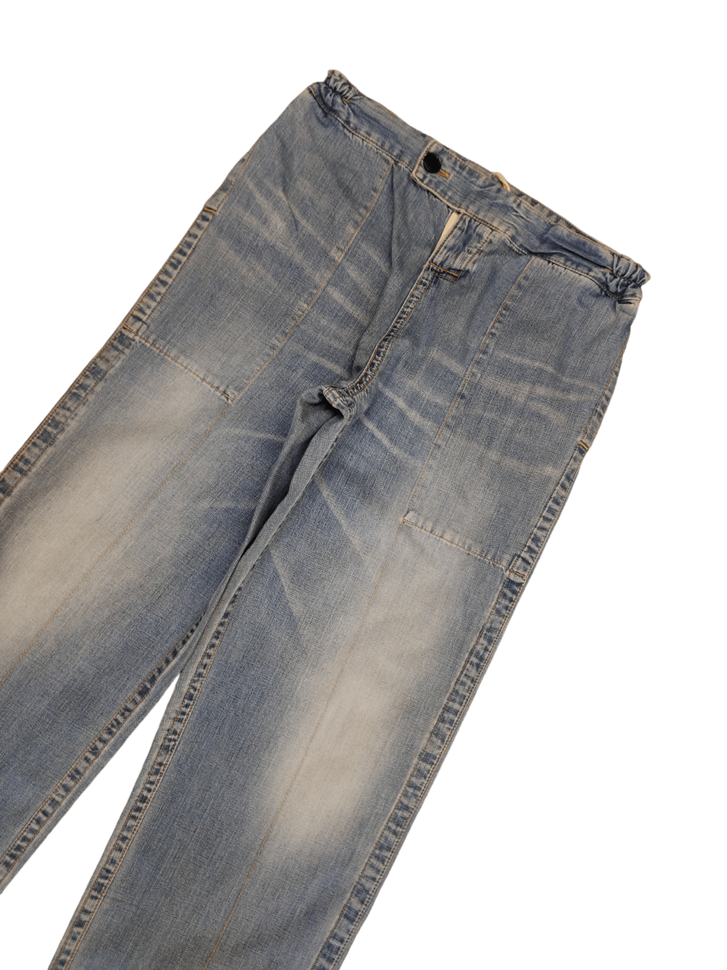 Blue Blue Japan Vintage 90s Blue Blue Japan Loose Wide Leg Denim Pants Size US 30 / EU 46 - 5 Thumbnail