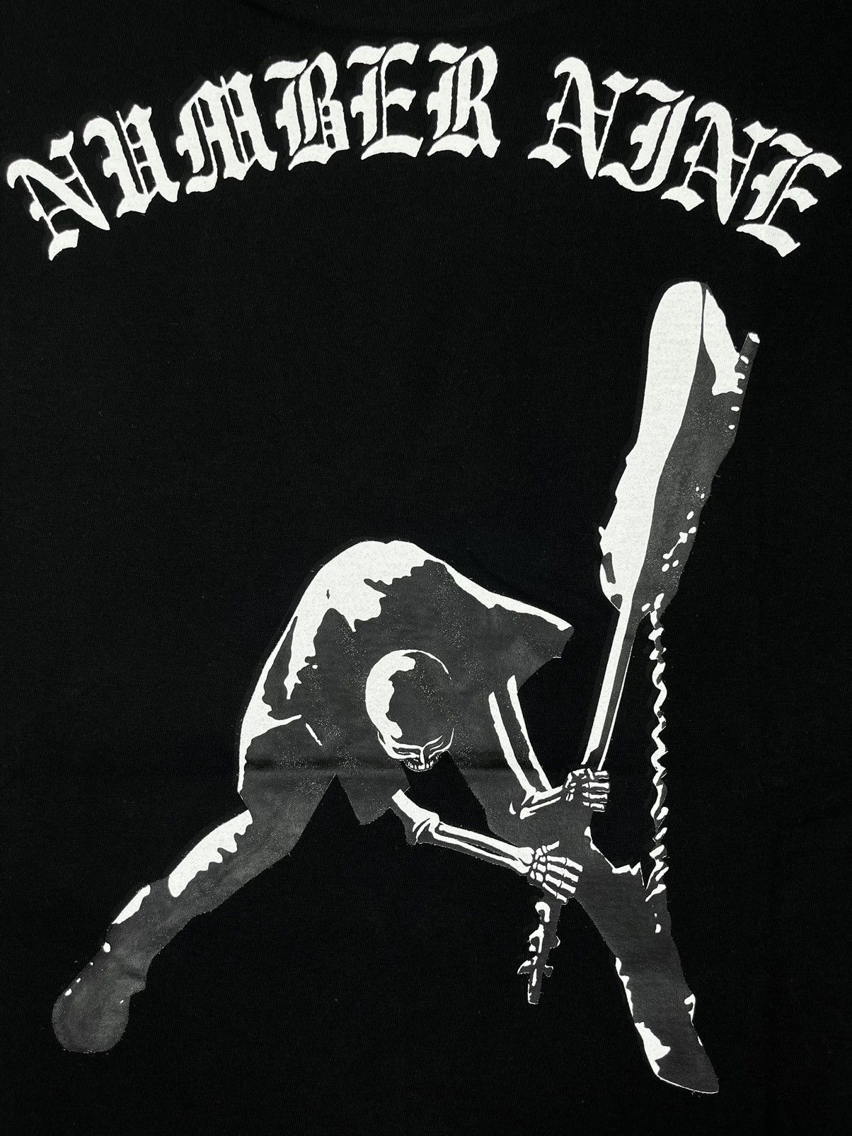 Japanese Brand × Number (N)ine Number (N)ine The Clash Double Skull Skeleton Tshirt Size US L / EU 52-54 / 3 - 4 Thumbnail