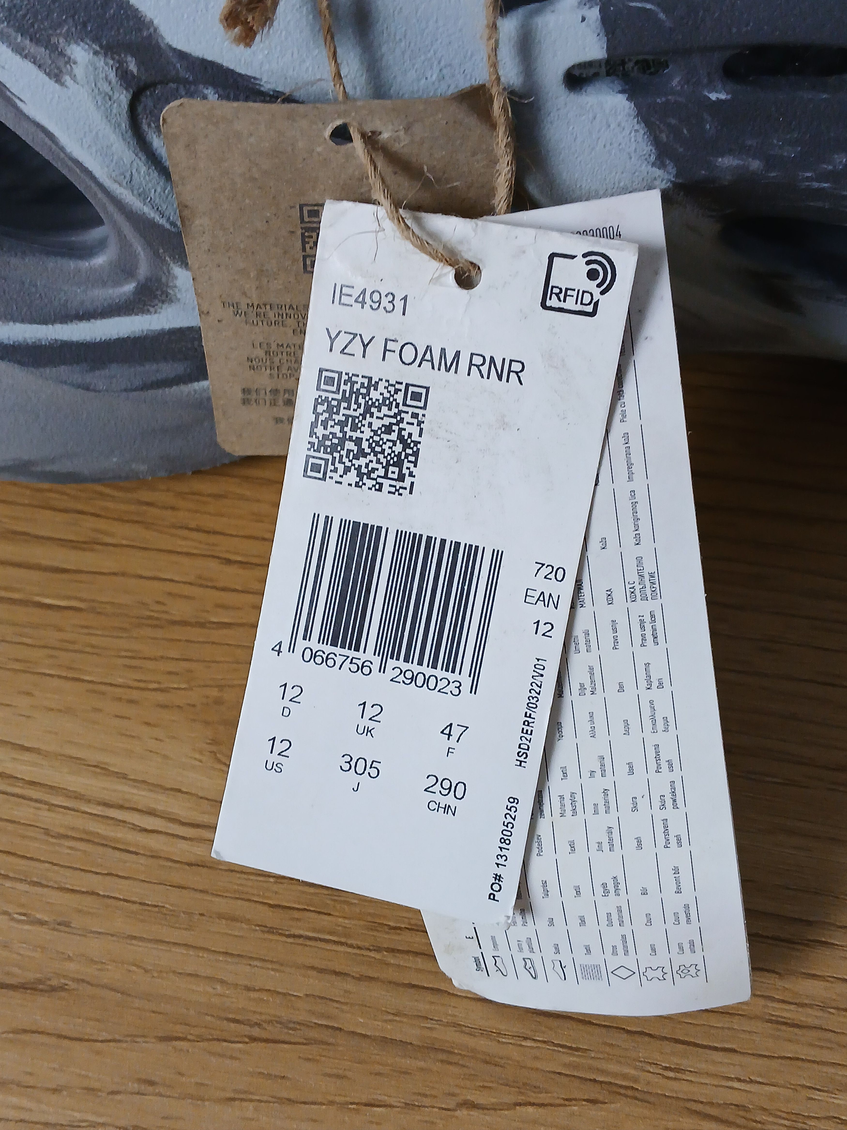 Adidas × Kanye West × Yeezy New Adidas Yeezy Foam Runner Size US 12 / EU 45 - 13 Thumbnail