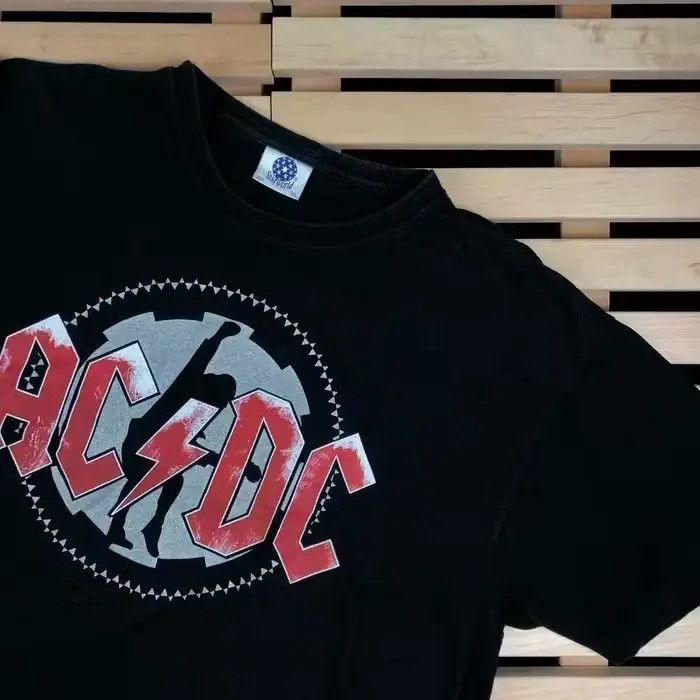 AC/DC × Band Tees × Vintage Mens T Shirt AC/DC Vintage Big Logo ACDC Size XL Size US XL / EU 56 / 4 - 2 Thumbnail