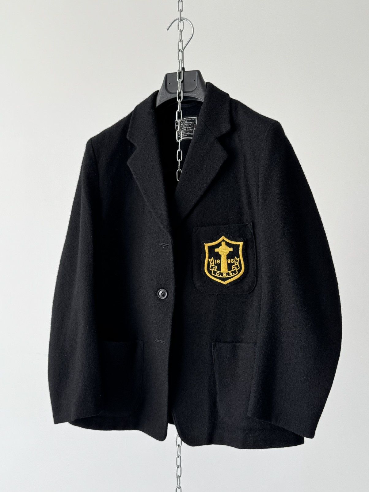 Japanese Brand 1950s Scottish ‘Campbeltown’ School Women’s Wool Jacket Size M / US 6-8 / IT 42-44 - 2 Thumbnail