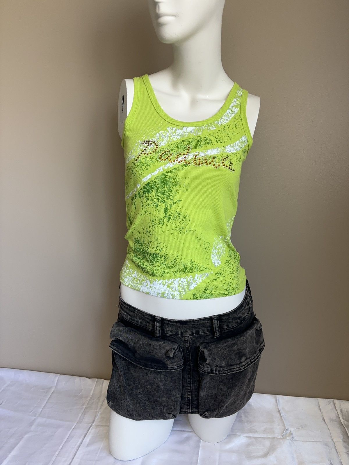 Japanese Brand × Vintage Printed vintage tank top Size S / US 4 / IT 40 - 1 Thumbnail
