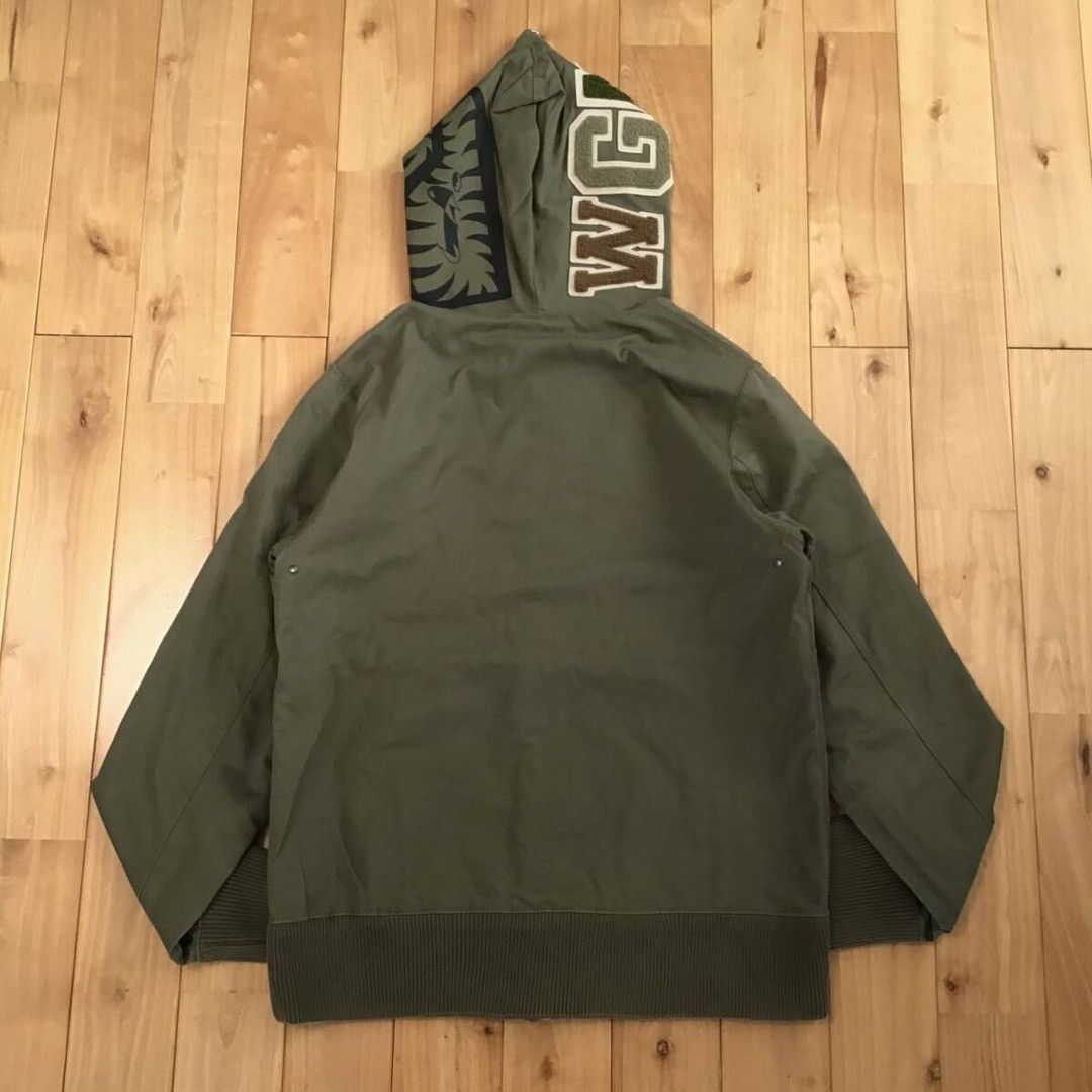 Bape 2012 BAPE Herringbone Shark full zip hoodie a bathing ape Size US M / EU 48-50 / 2 - 2 Thumbnail