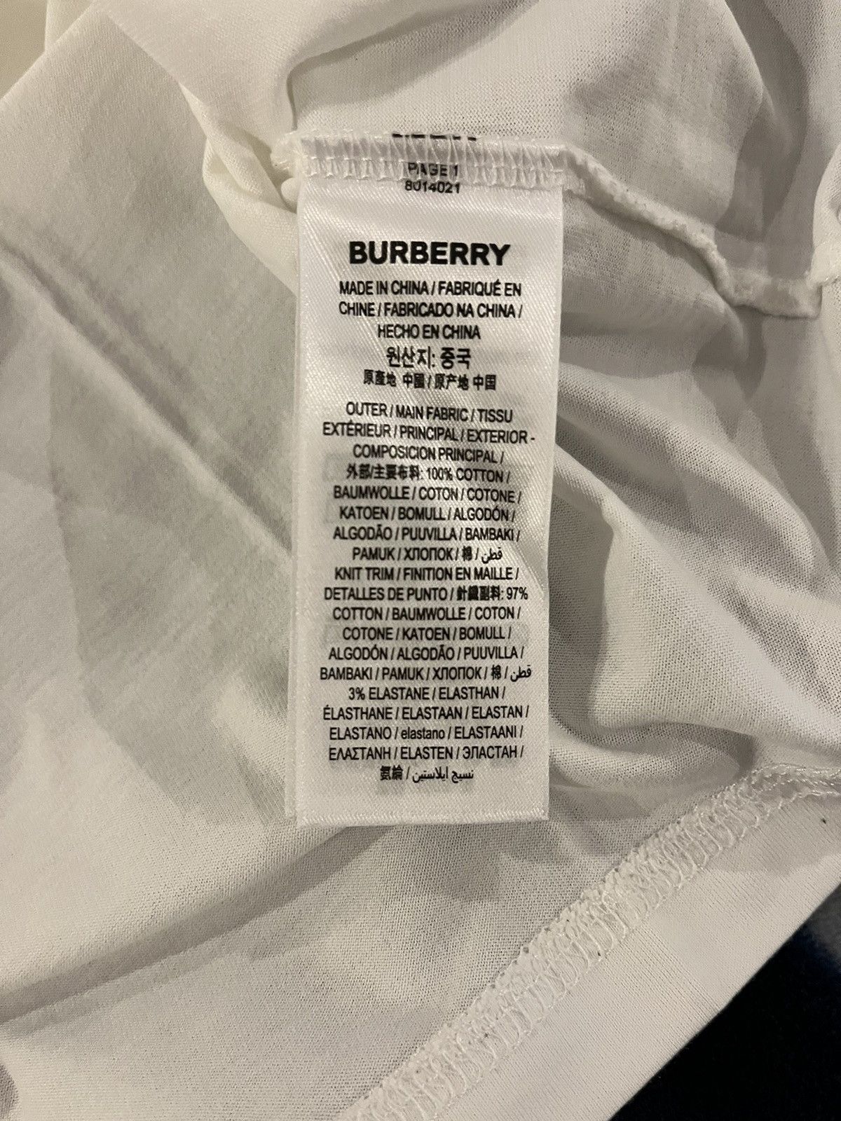 Burberry TB T-Shirt Size US M / EU 48-50 / 2 - 5 Thumbnail