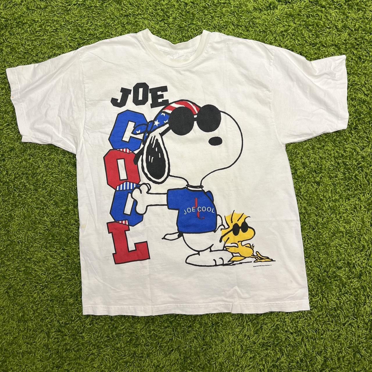 Peanuts × Vintage Vintage Snoopy Joe Cool T-shirt Size US XXL / EU 58 / 5 - 1 Thumbnail