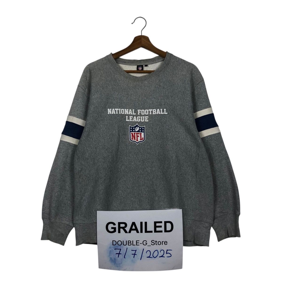 Japanese Brand 📌Vintage Sweatshirt NFL National Football League Big Logo Size US M / EU 48-50 / 2 - 1 Thumbnail