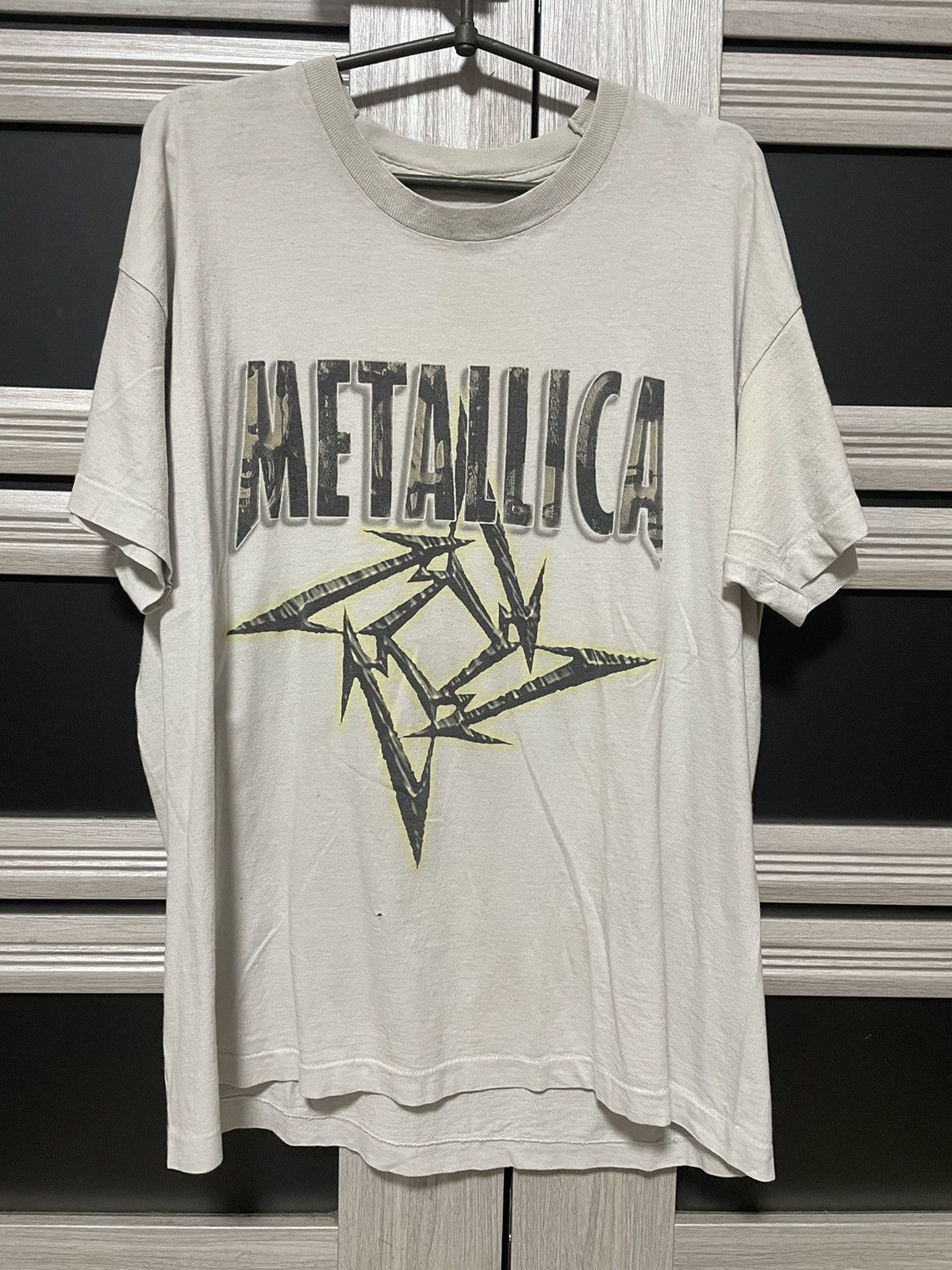 Band Tees × Metallica × Vintage Vintage 1996 Metallica Poor Touring Me Europe 96/97 T Shirt Size US L / EU 52-54 / 3 - 2 Thumbnail