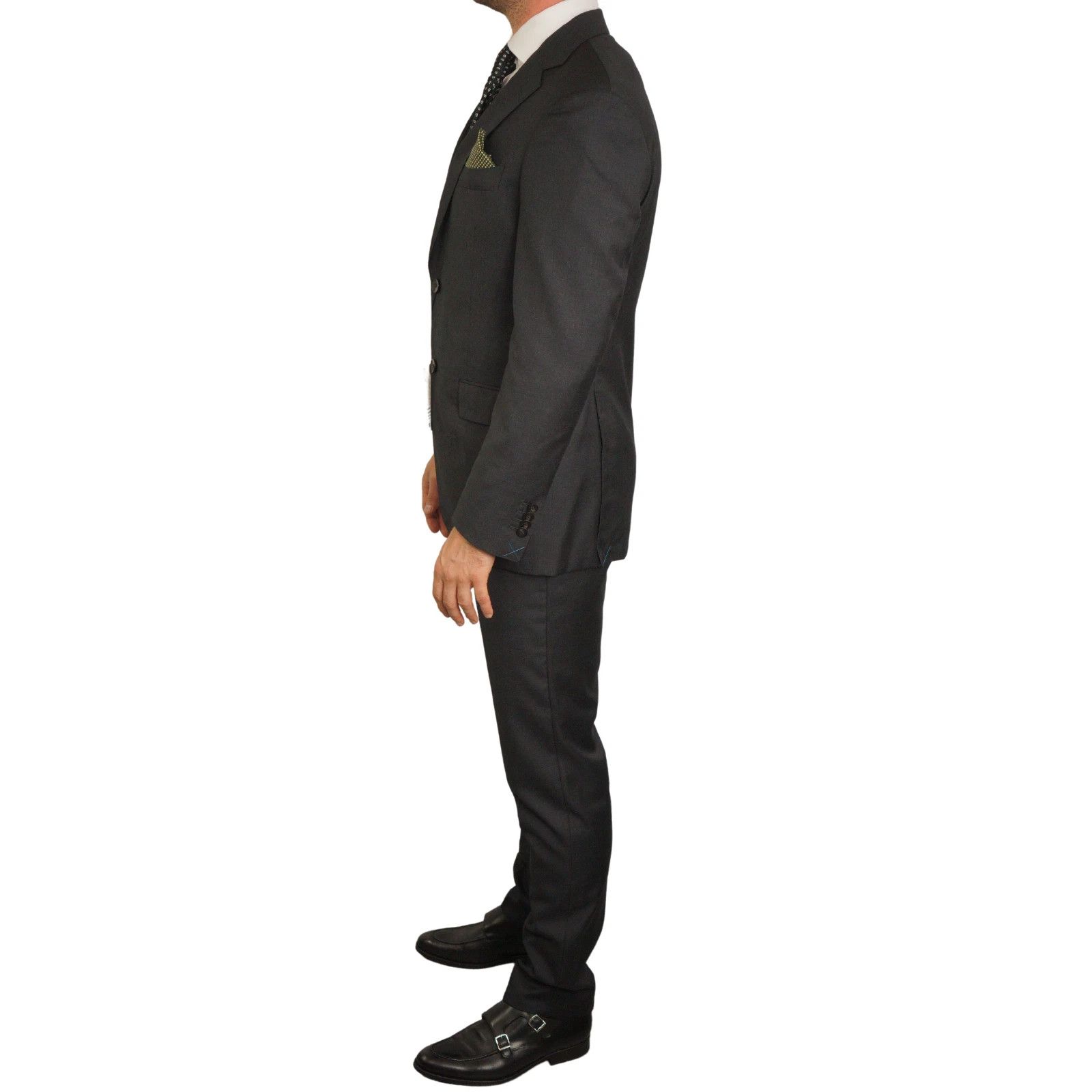 Suitsupply Men Suitsupply Suit Napoli Regular Reda Charcoal Grey US38L Size 38L - 4 Thumbnail
