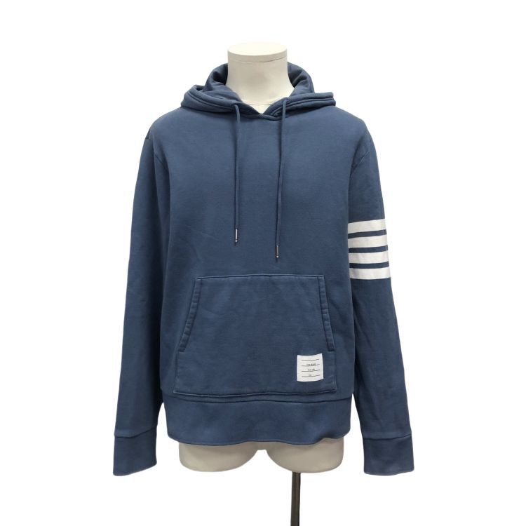 Thom Browne Thom Browne Signature Stripe Hoodie Size 4 Size US XL / EU 56 / 4 - 1 Thumbnail
