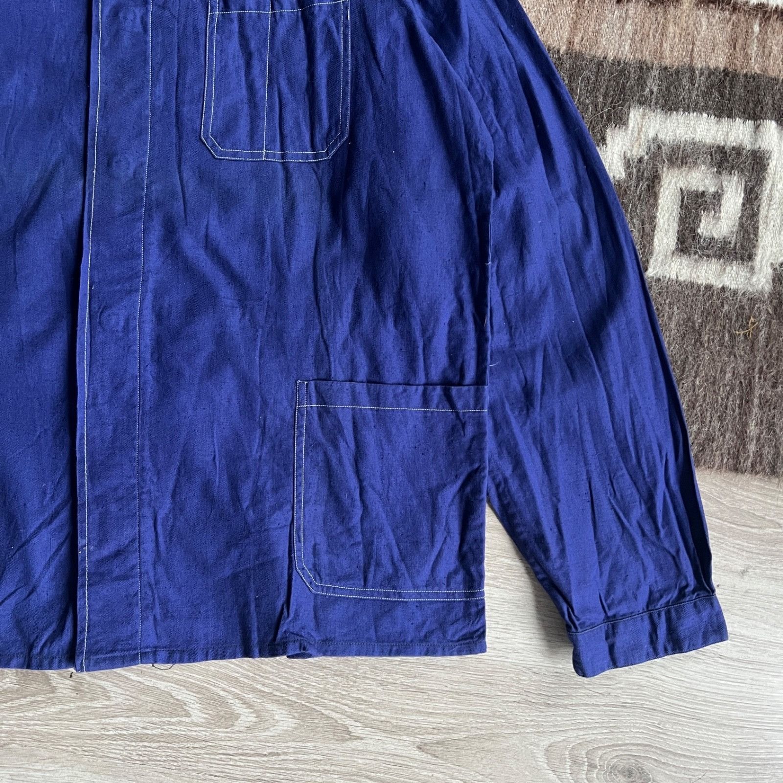 Vintage Vintage French Workwear Chore Utility Jacket 9734AC Size US L / EU 52-54 / 3 - 6 Thumbnail
