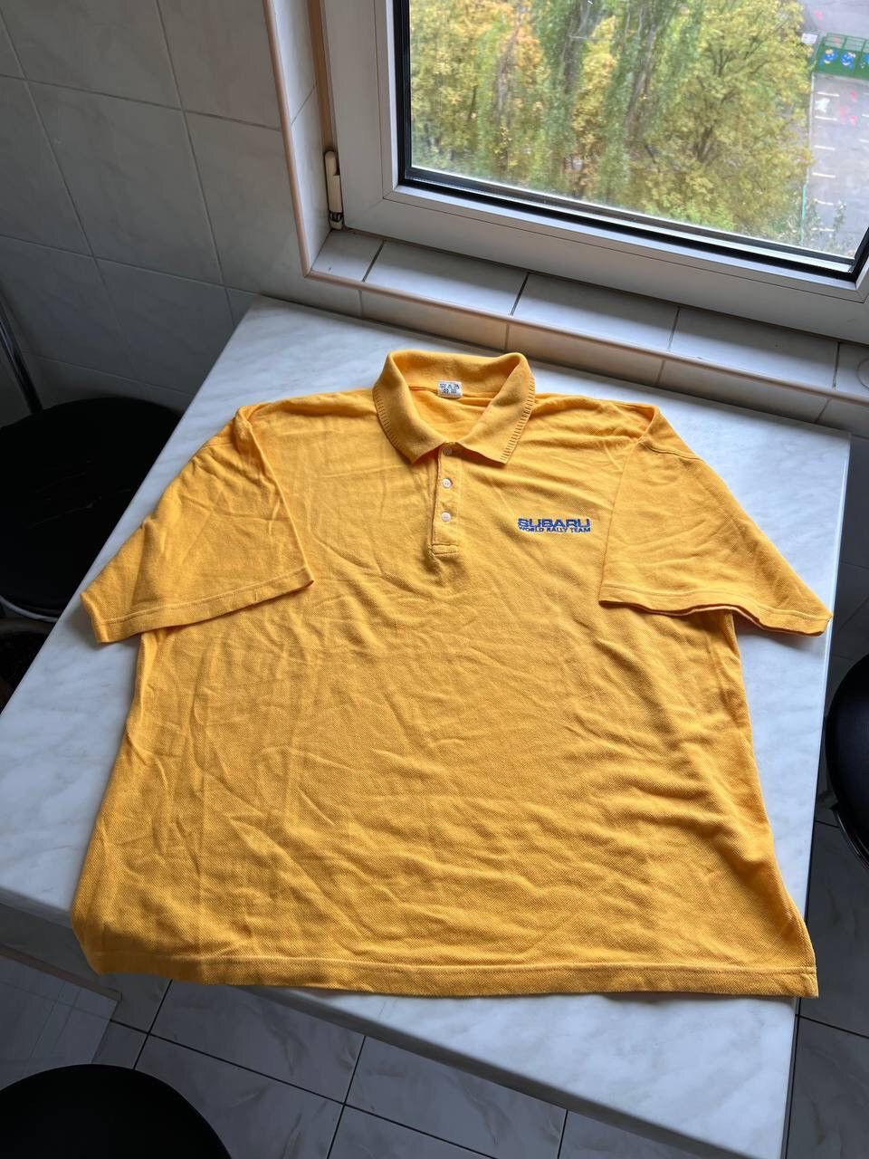 Japanese Brand × Vintage 90s Vintage Subaru World Rally Team Staff Racing Polo Shirt Size US L / EU 52-54 / 3 - 3 Thumbnail