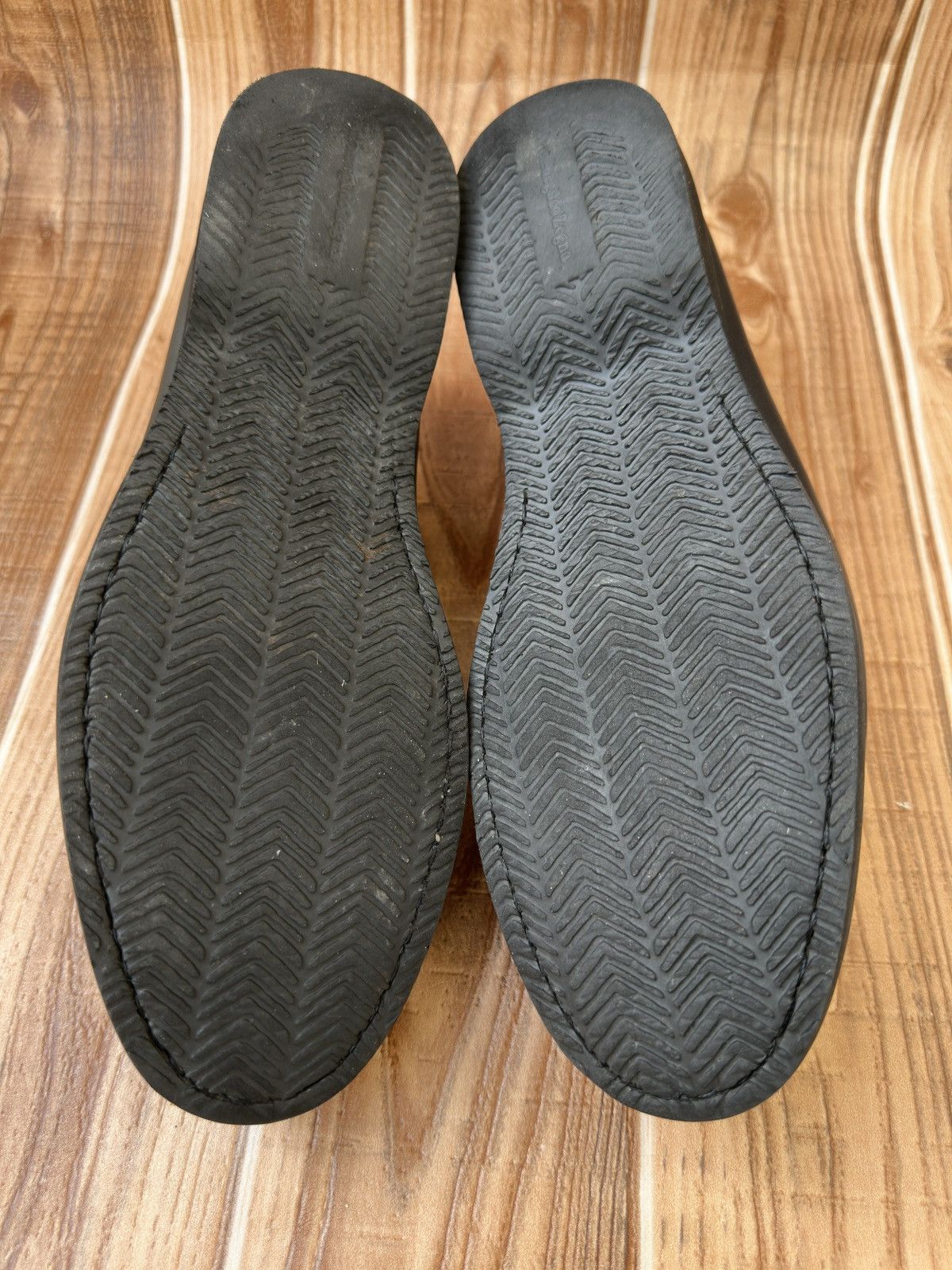 Ermenegildo Zegna × Z Zegna Ermenegildo Zegna Black Leather Penny Loafers Size US 10 / EU 43 - 16 Thumbnail