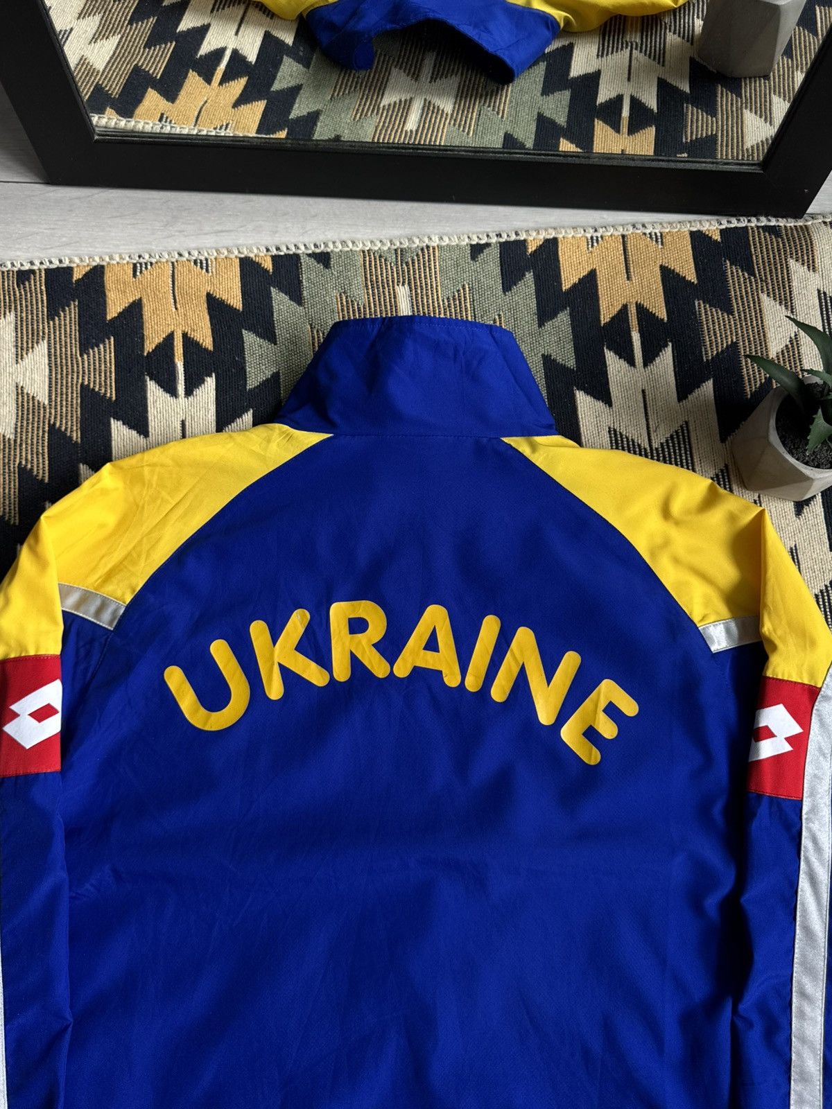 Lotto Sport Vintage Lotto Ukraine 2006-08 Soccer Jacket Blockcore Size US XXL / EU 58 / 5 - 11 Thumbnail