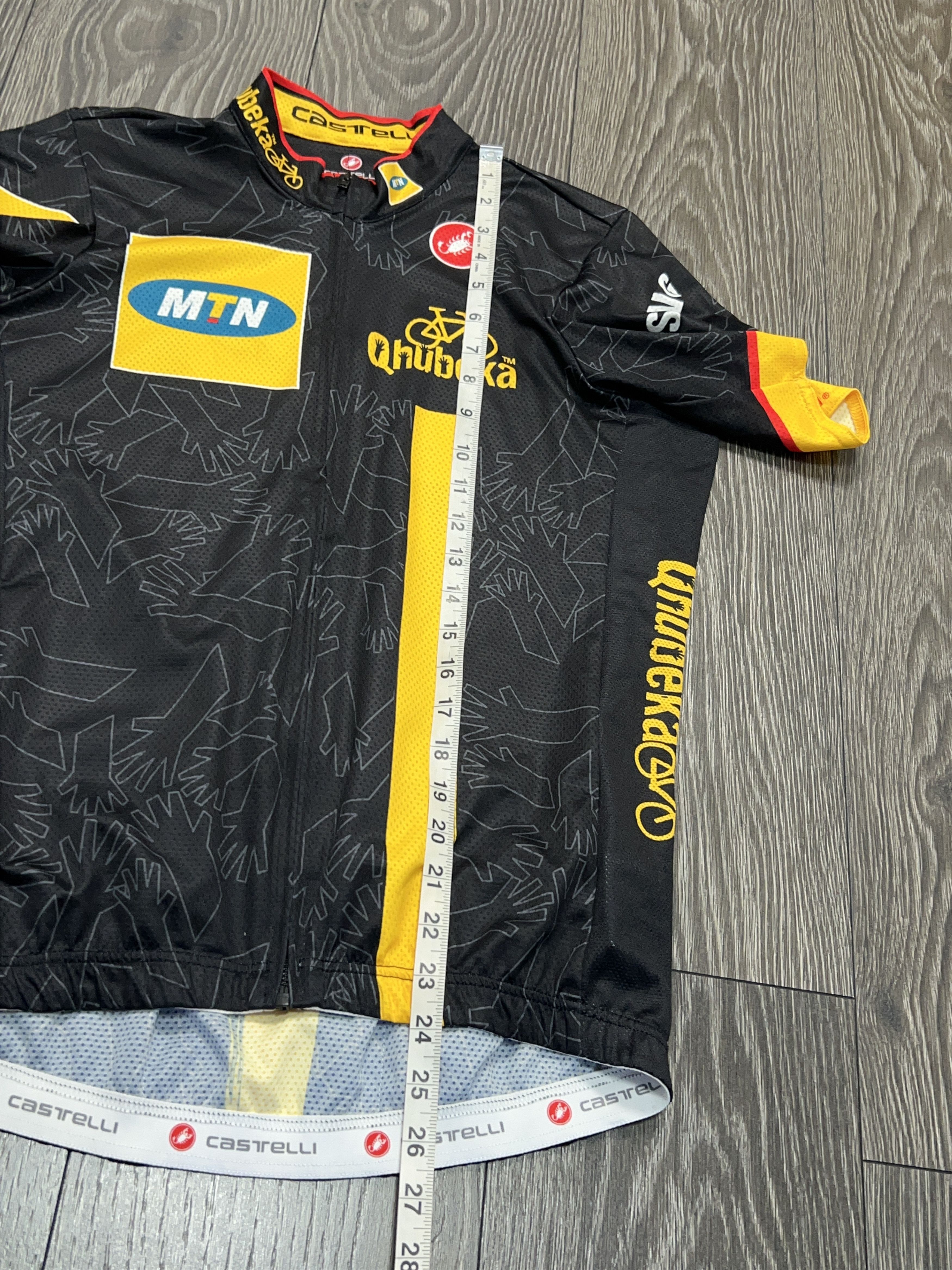 Other Mens Castelli MTN Qhubeka 2014 Cycling Shirt Jersey Full ZIp Size US S / EU 44-46 / 1 - 9 Thumbnail