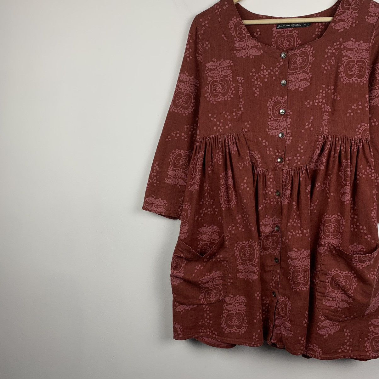 Gudrun Sjoden Gudrun Sjoden Floral Blouse Shirt Tunica Size S 3/4 Sleeve Size S / US 4 / IT 40 - 4 Thumbnail