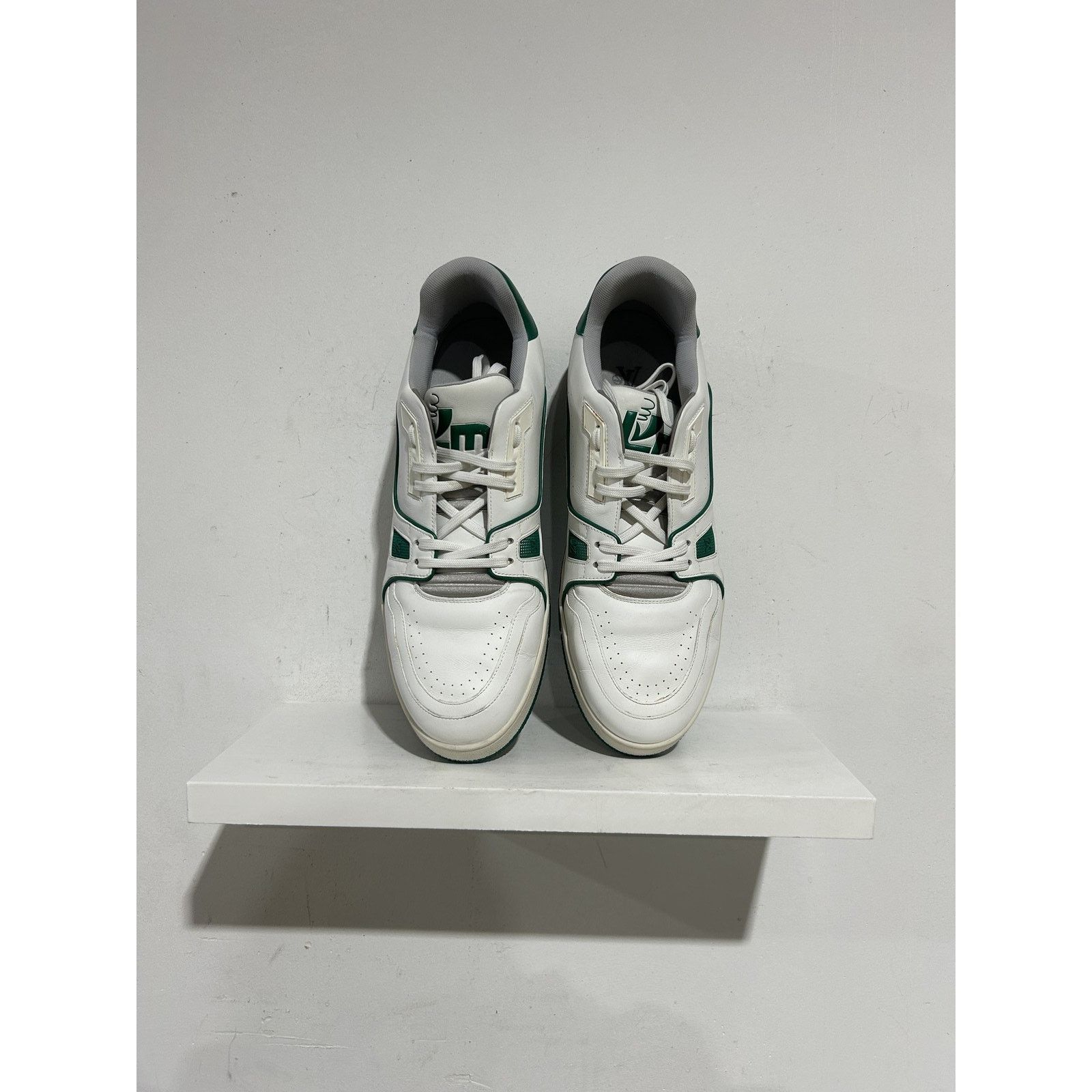 Louis Vuitton LOUIS VUITTON LV LOW TRAINER OG GREEN SIZE 12 PREOWNED Size US 12 / EU 45 - 3 Thumbnail