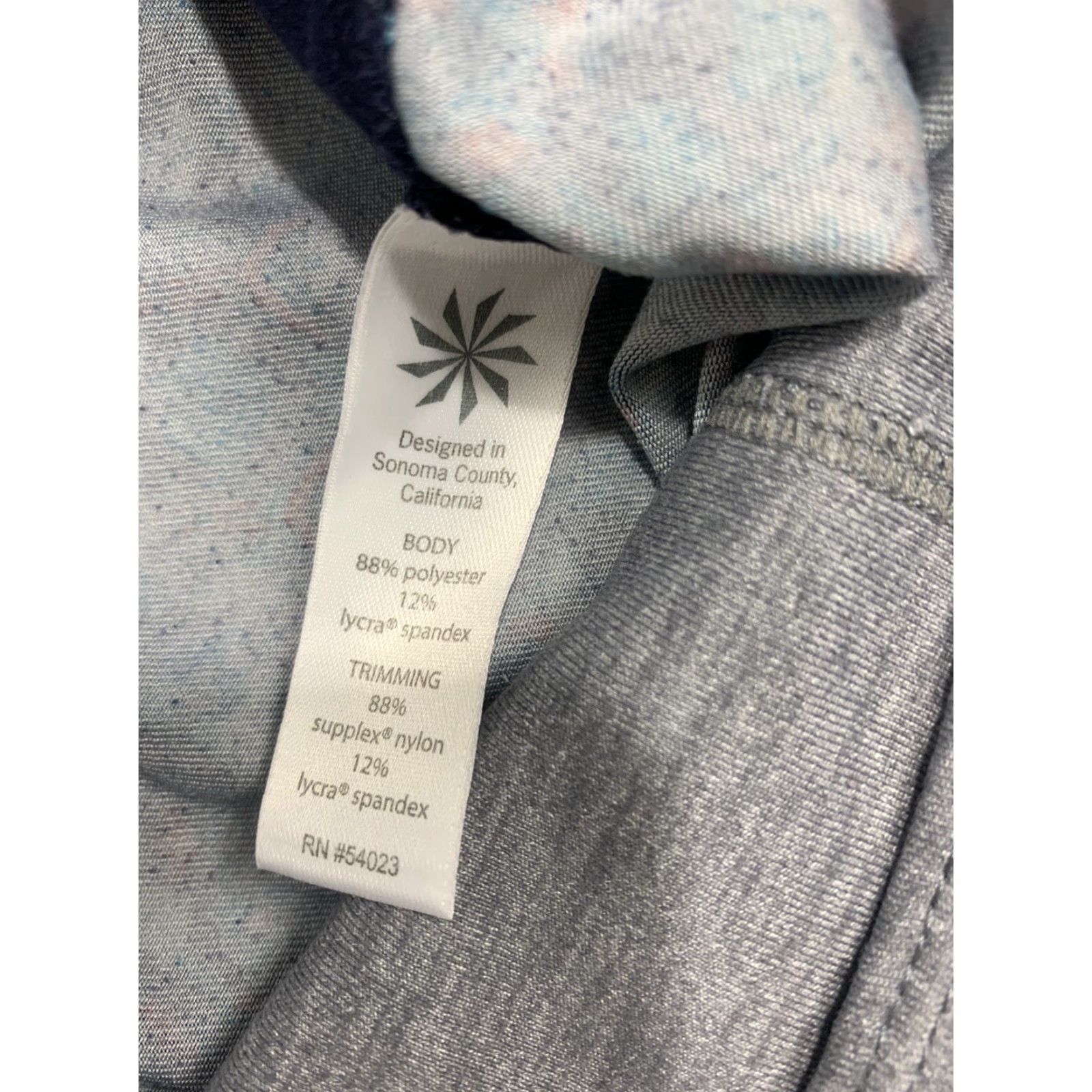Athleta Athleta Leggings Womens M Black With Silver Stripes Pockets Picnic #472 Size 32" / US 10 / IT 46 - 7 Thumbnail