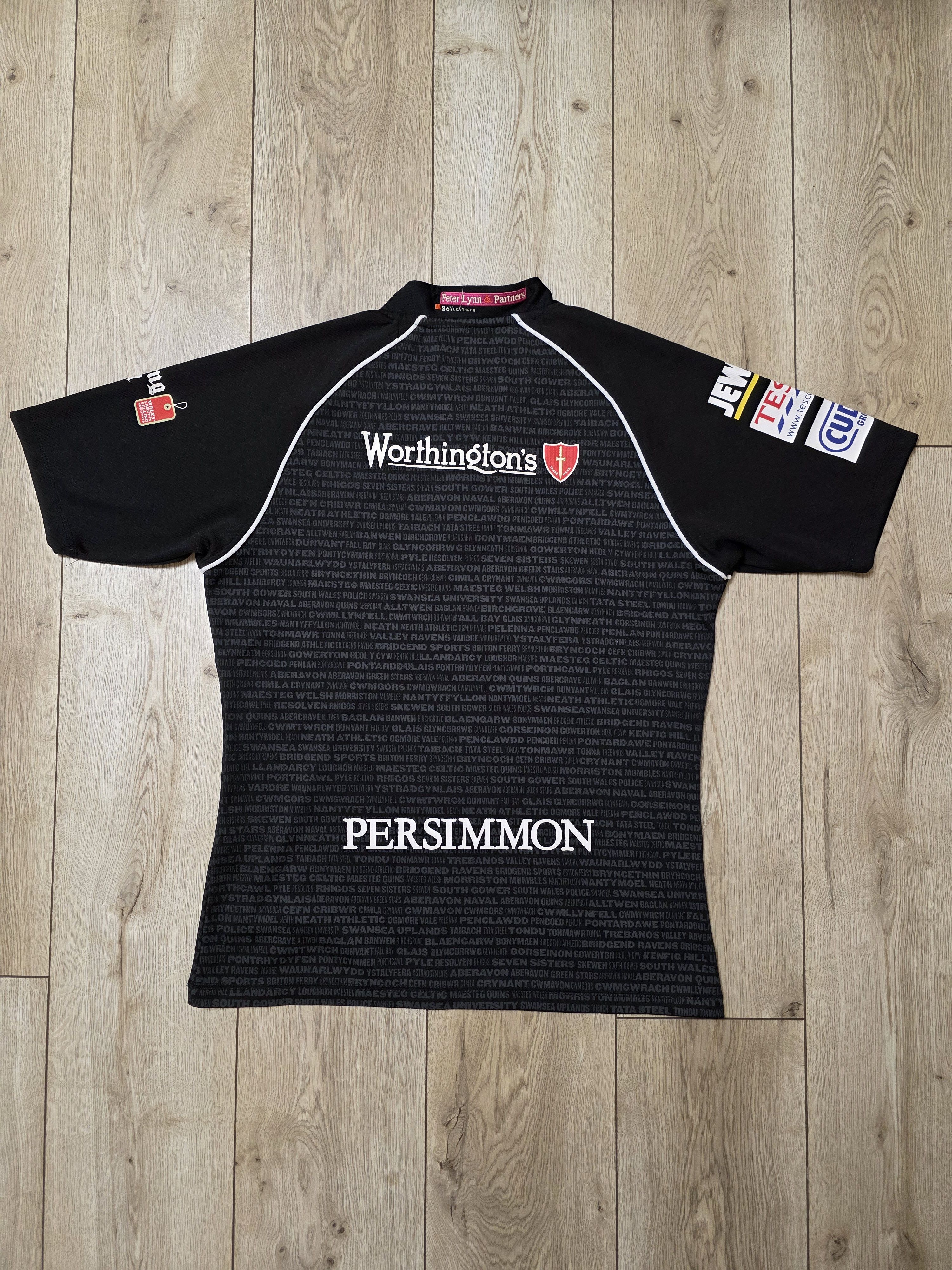 Vintage OSPREYS RUGBY VINTAGE JERSEY WALES RUGBY RARE BLACK Size US M / EU 48-50 / 2 - 2 Thumbnail