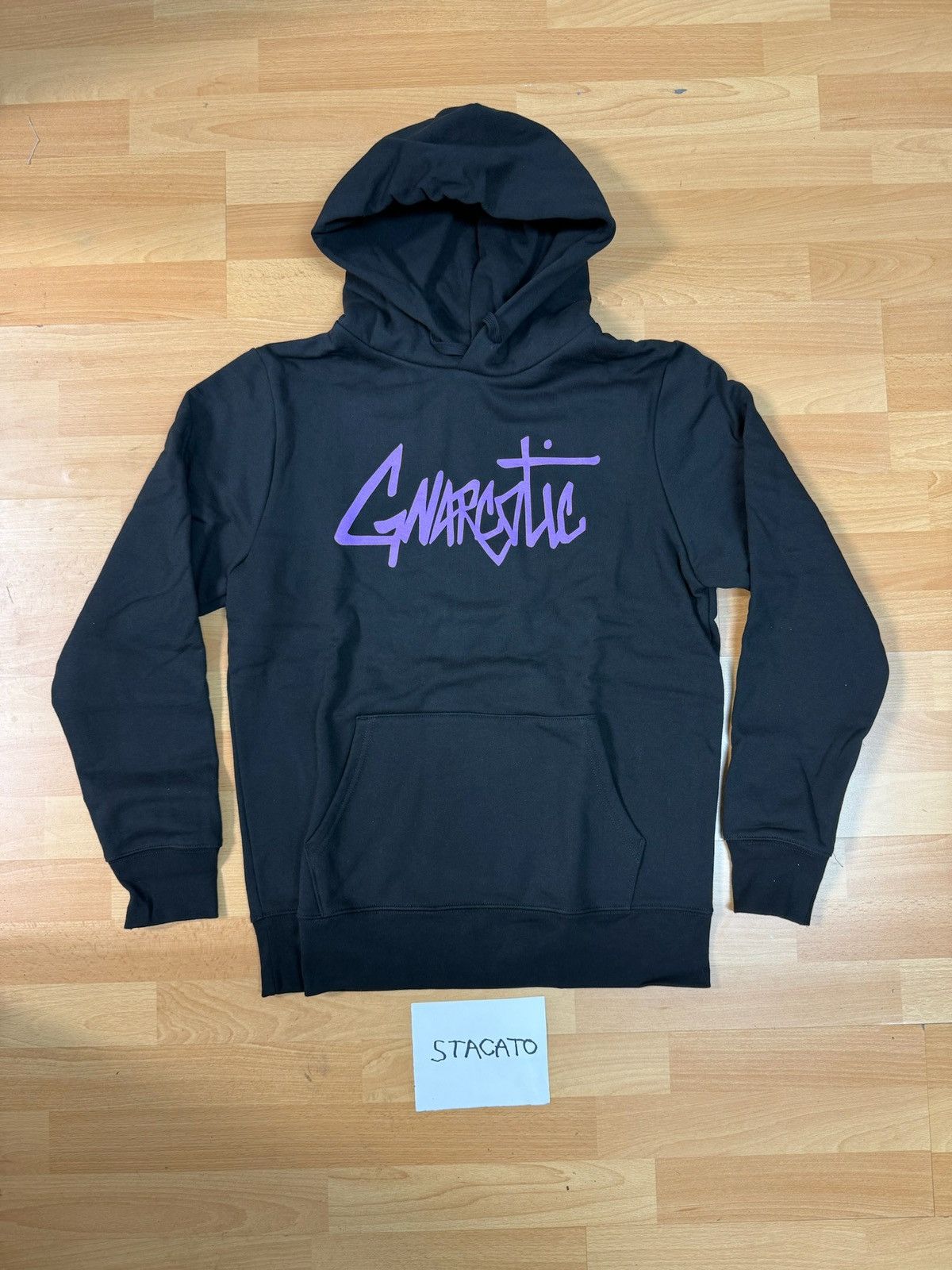 Gnarcotic × Rap Tees Gnarcotic Lil Gnar Logo Hoodie Black/Purple Medium Size US M / EU 48-50 / 2 - 1 Thumbnail