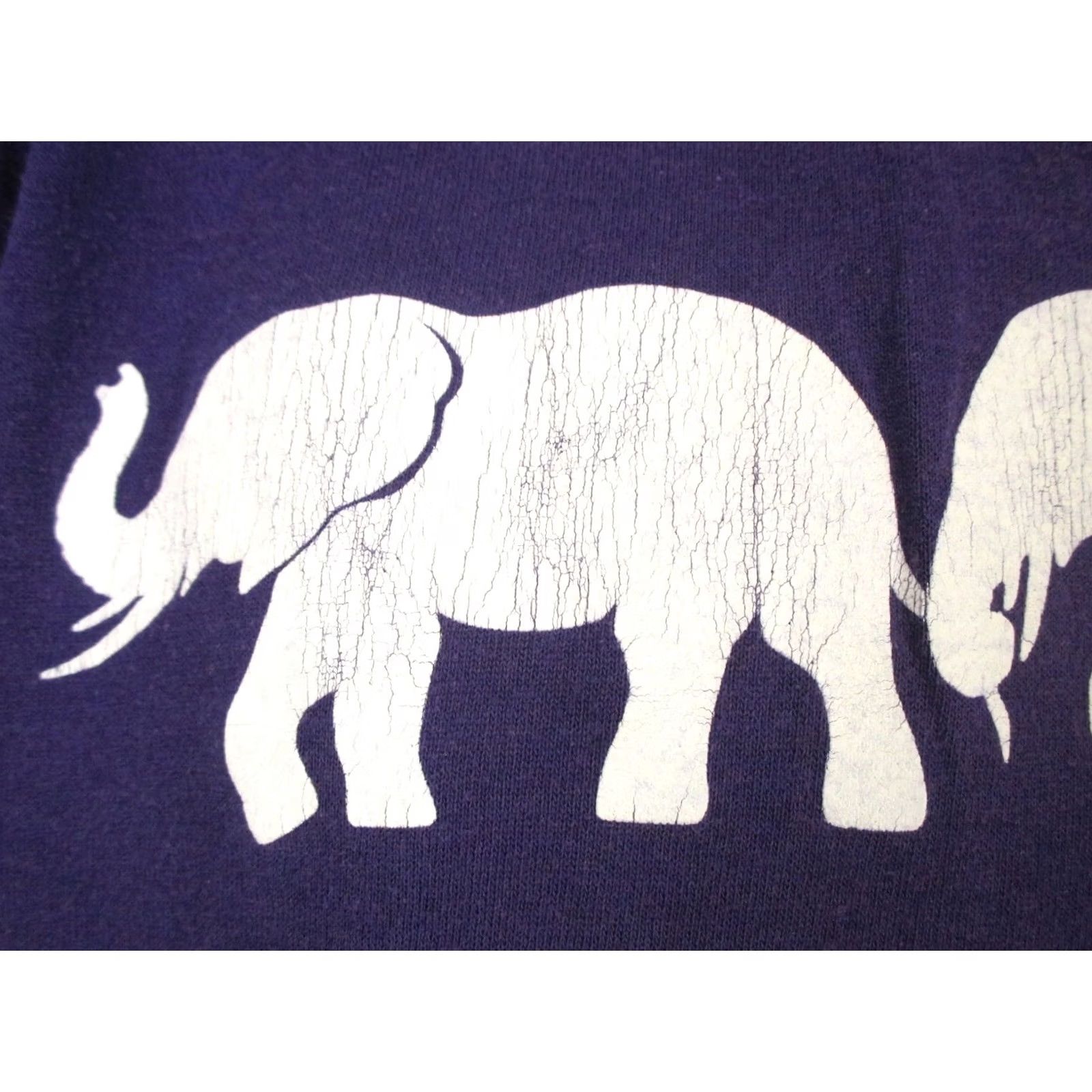 Jerzees VINTAGE Cleveland Zoo MEMORY RUN T-Shirt L (single stitch) - Jerzees, Purple, 50% Cotton/50% Polyester, 80s, Mens Size US L / EU 52-54 / 3 - 6 Thumbnail