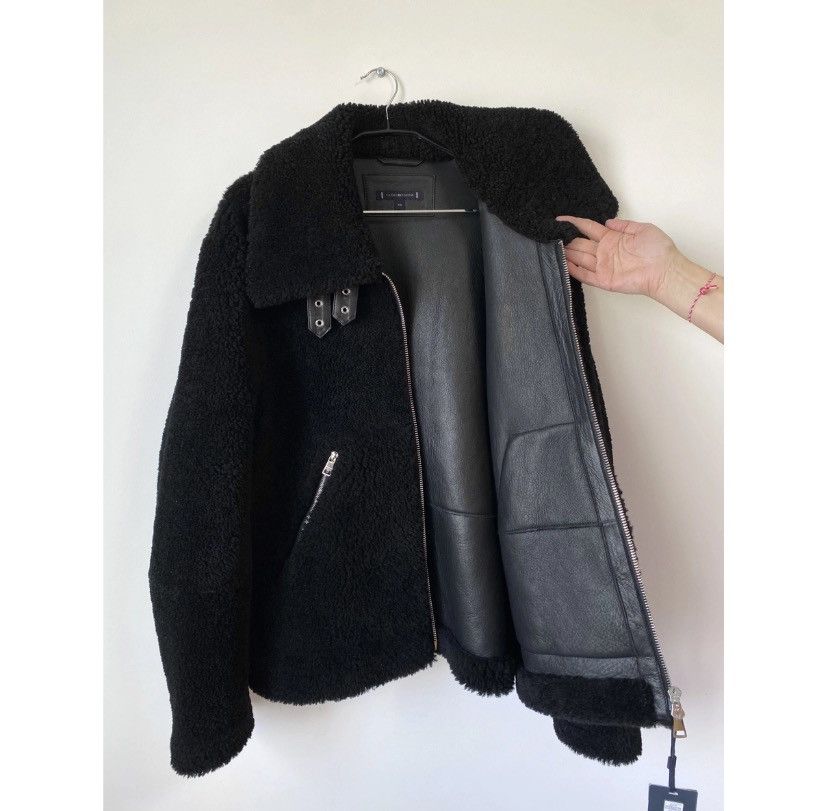 Tommy Hilfiger Tommy Hilfiger Shearling Leather Black Jacket, Size: XXL Size US XXL / EU 58 / 5 - 5 Thumbnail