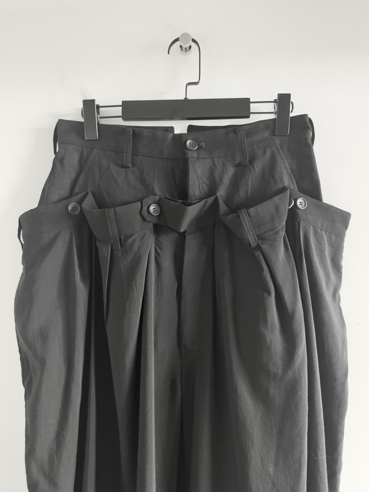 Yohji Yamamoto Yohji Yamamoto - Cu/Ry TWILL 2 PIECE LAYERD PANTS Size 28" / US 6 / IT 42 - 8 Thumbnail