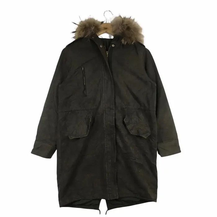 Vintage MILA OWEN PARIS Parka Trench Coat Windbreaker Jacket Rick Size L / US 10 / IT 46 - 1 Thumbnail