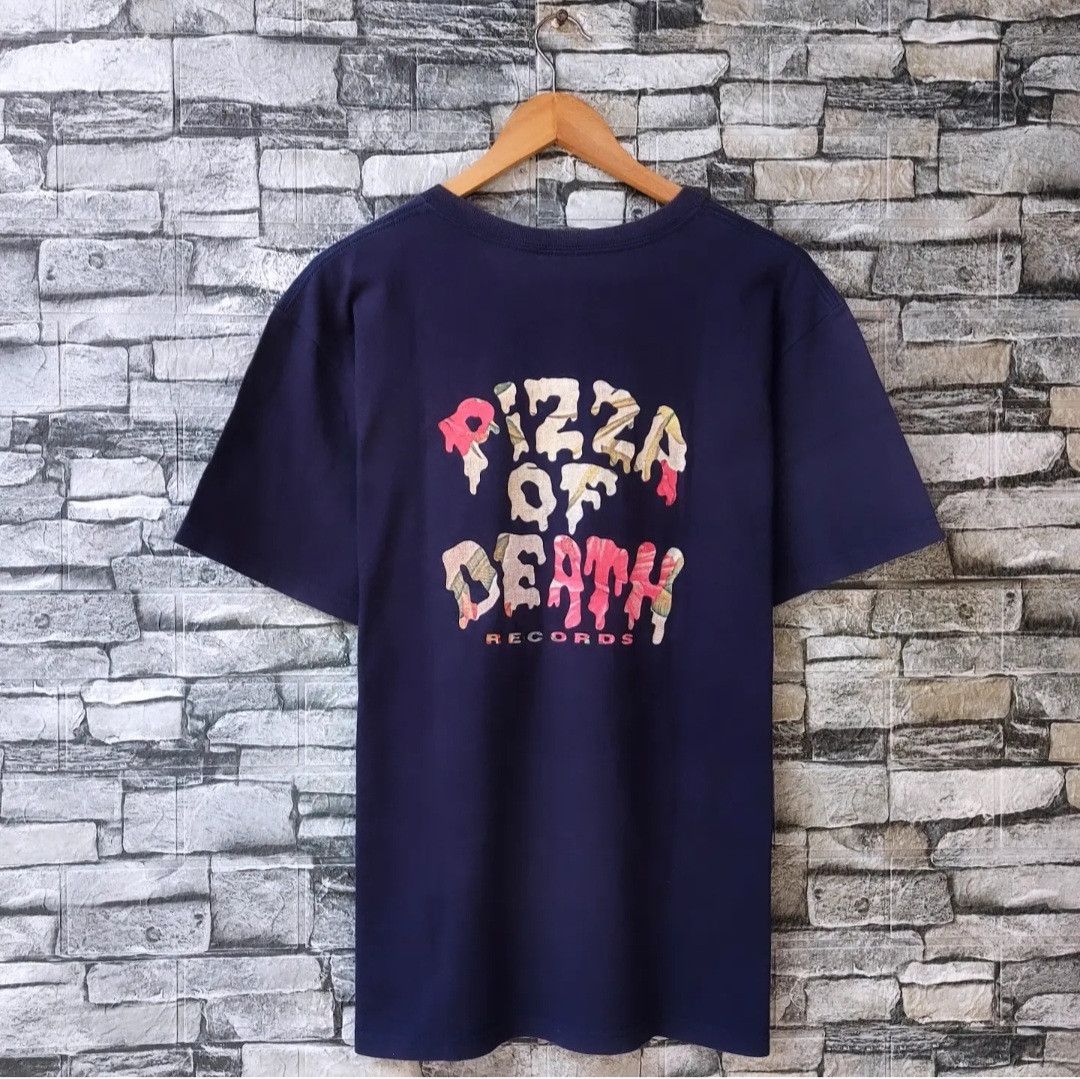 Band Tees Vtg 90's Ken Yokoyama Pizza Of Death Best Wishes Tshirt Size US M / EU 48-50 / 2 - 2 Thumbnail