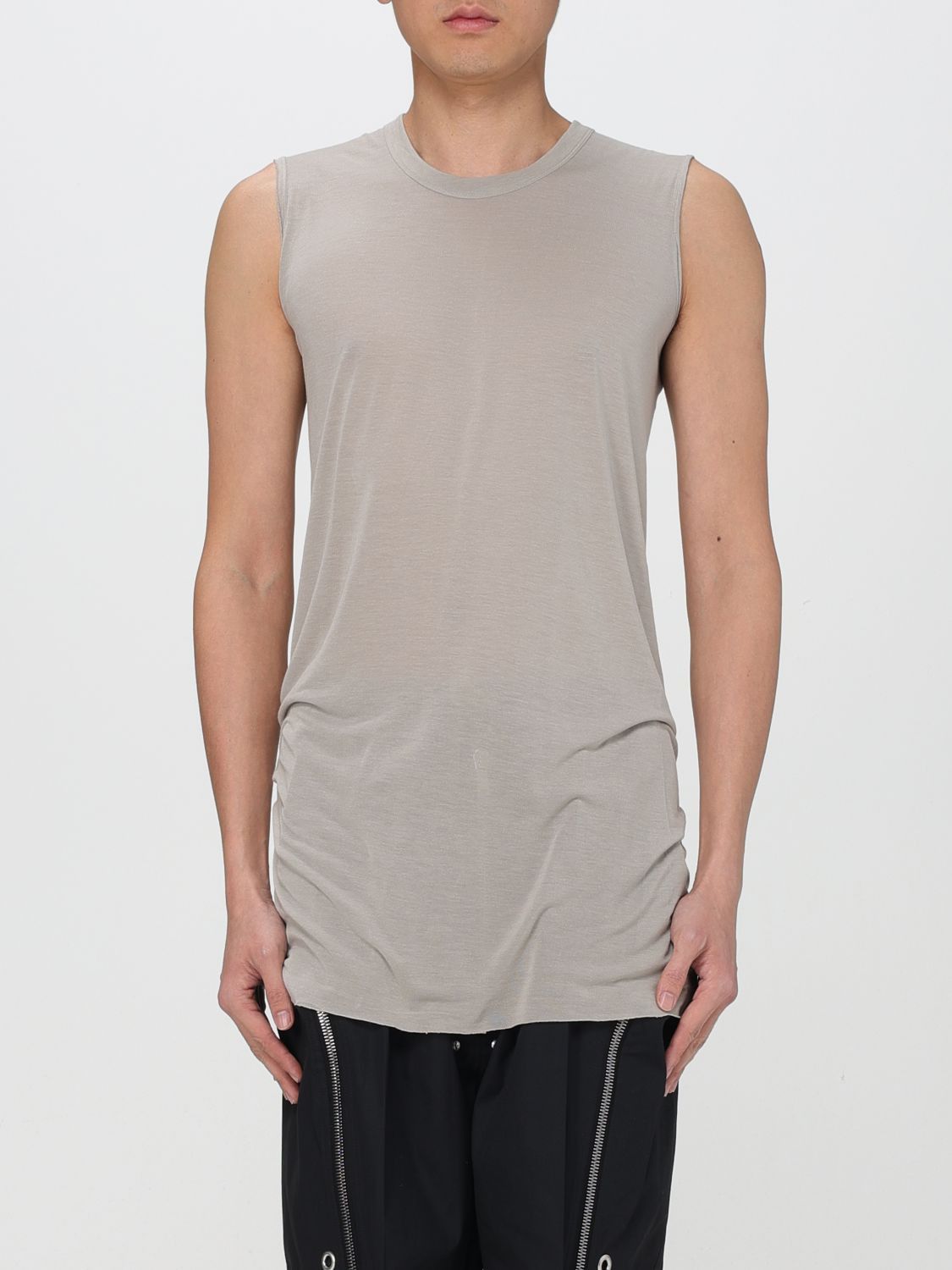 image of Rick Owens Tank Top Men Pearl (Size Large)