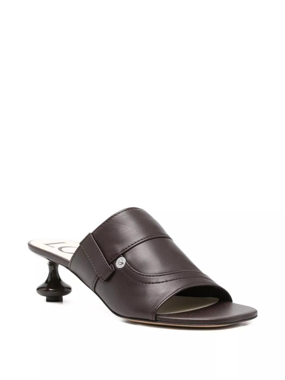 Loewe LOEWE panta leather mules size 40 Size ONE SIZE - 3 Thumbnail