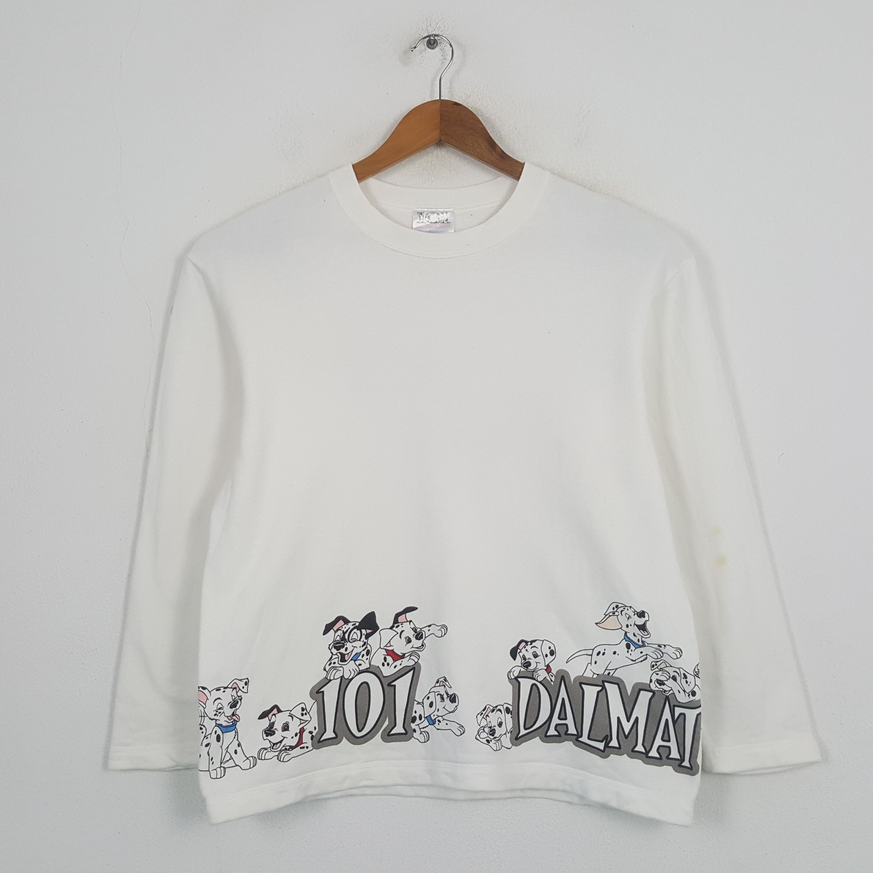 Cartoon Network × Disney × Vintage Vintage 101 Dalmatians Disney's Movie Sweatshirt C283N26 Size US M / EU 48-50 / 2 - 3 Thumbnail
