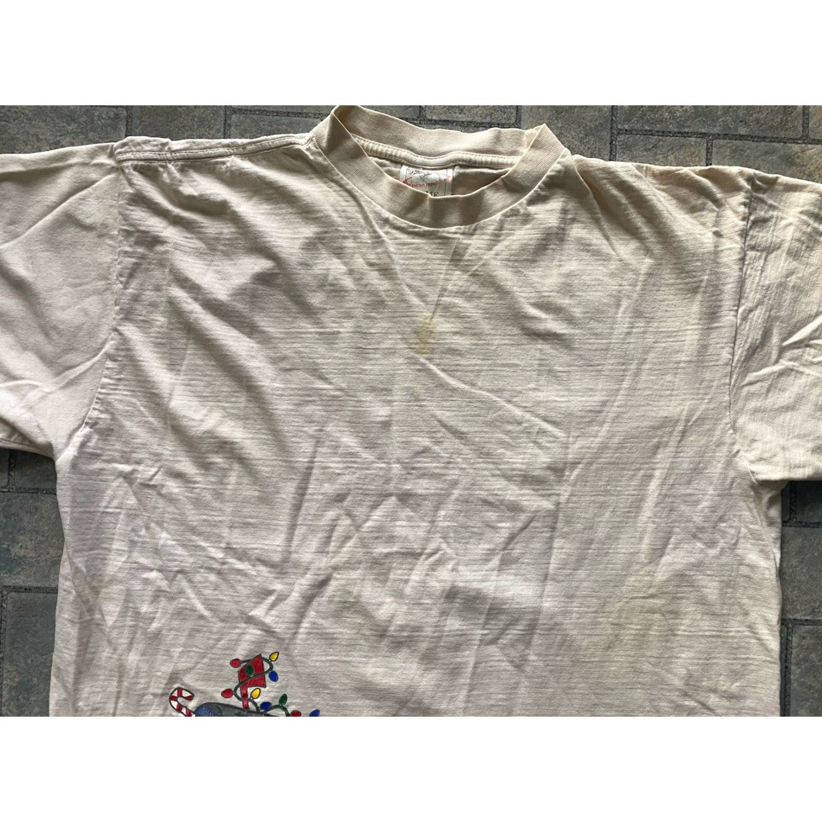 Vintage VINTAGE 1990s Bugs Bunny T Shirt Warner Bros Prime Harvest Men XL Christmas White Shirt Mens XL Christmas Size US XL / EU 56 / 4 - 7 Thumbnail