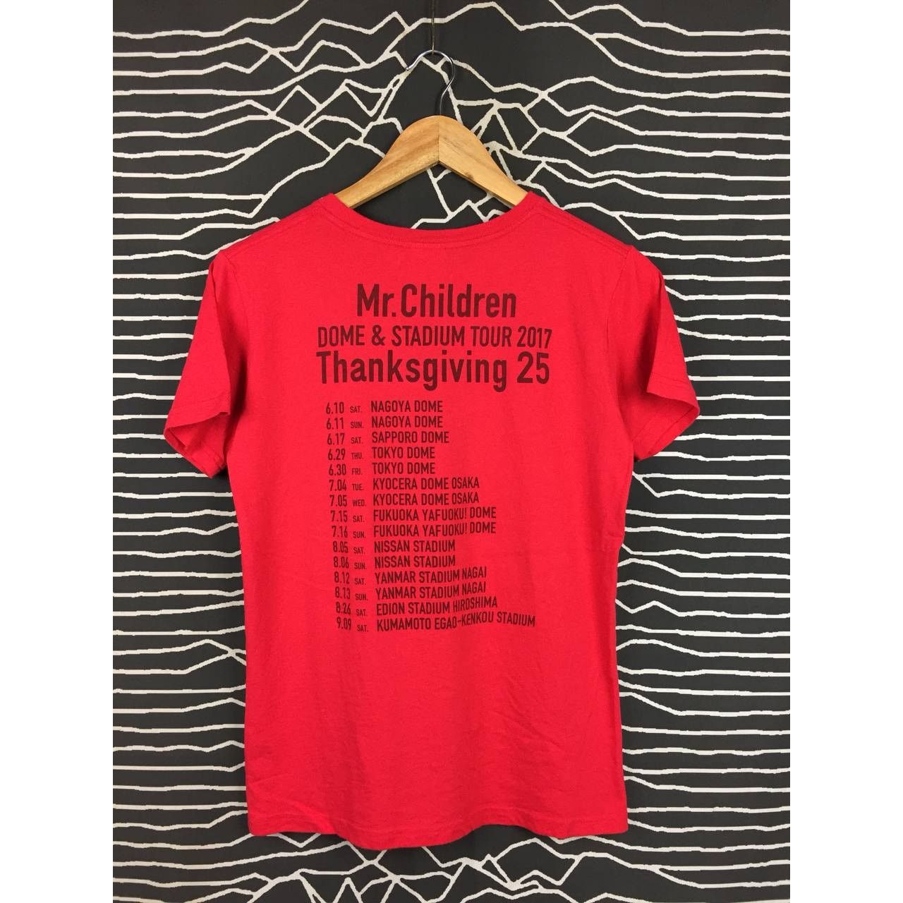 Band Tees × Japanese Brand Mr.Children Pop Rock Band Dome & Stadium Tour 2017 Tee Size US S / EU 44-46 / 1 - 4 Thumbnail
