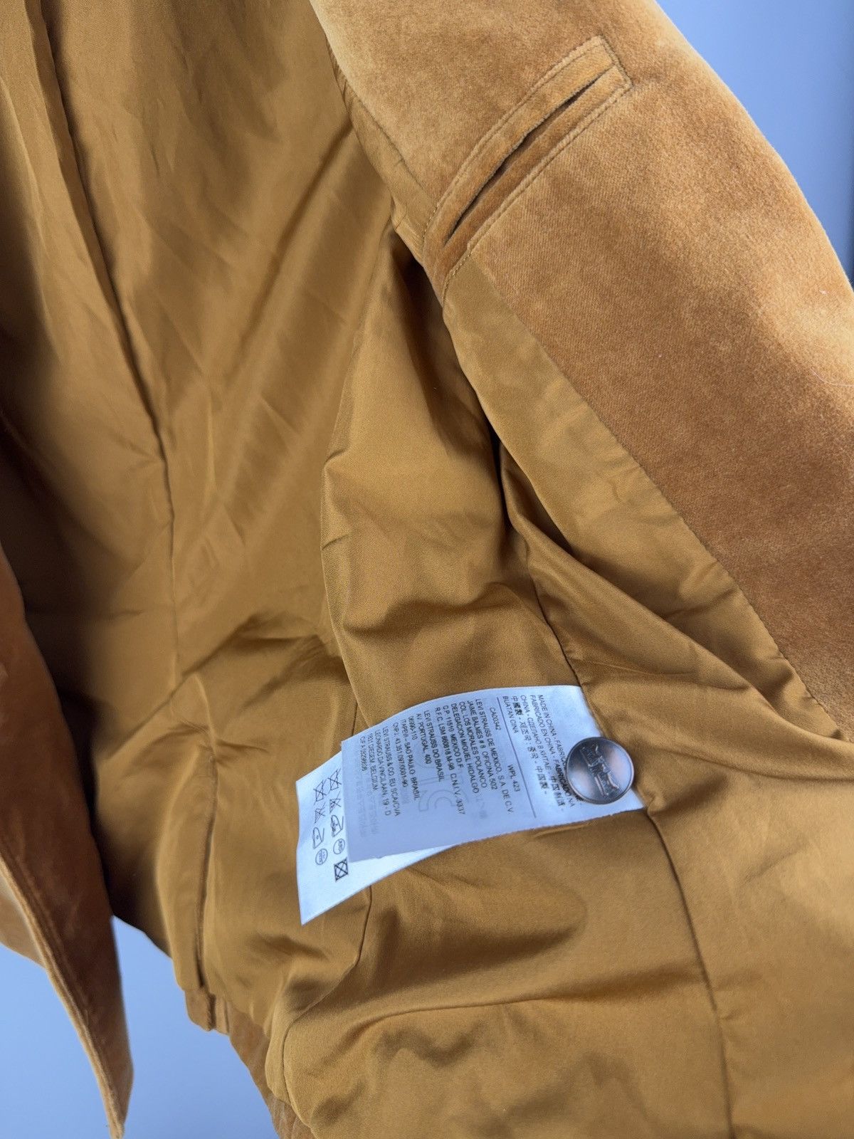 Levi's Luxury Retro 90s Style Levi’s Brown Blazer Western cowgirl Size XS / US 0-2 / IT 36-38 - 6 Thumbnail