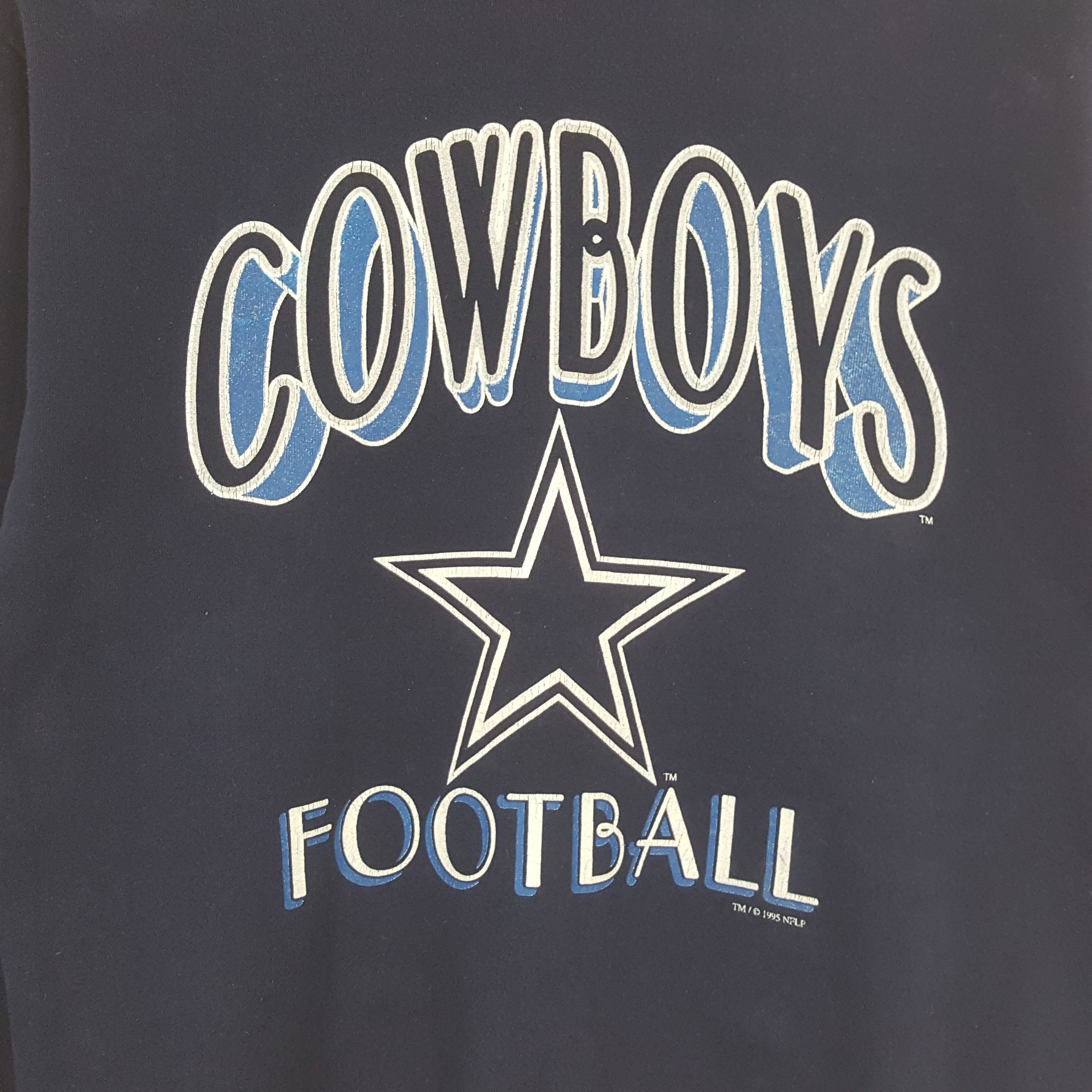 Nike × Vintage Vintage COWBOYS FOOTBALL NFL Team Sweatshirt C290N9 Size US M / EU 48-50 / 2 - 2 Thumbnail