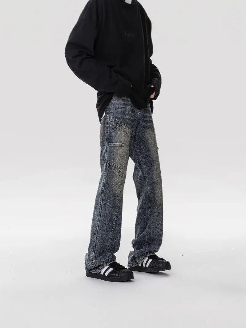 Japanese Brand × Jean Retro loose high street zipper jeans Size US 32 / EU 48 - 5 Thumbnail