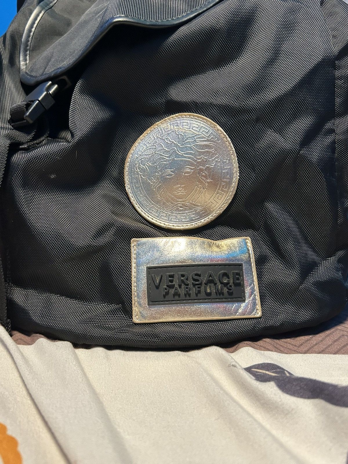 Versace VERSACE PARFUMES Rider Black Backpac Size ONE SIZE - 1 Thumbnail