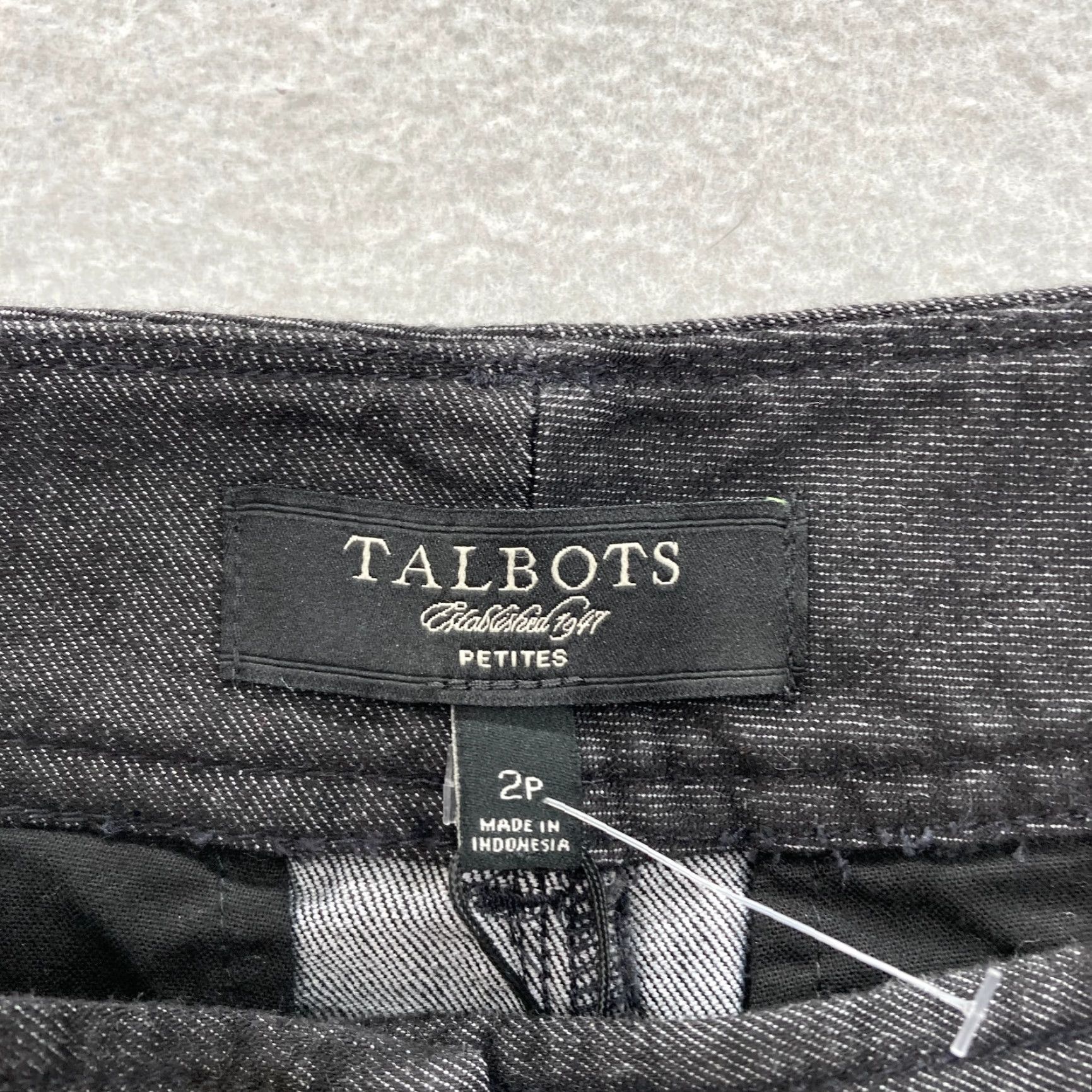 Talbots Talbots Petites Pencil Skirt Women's 2P Black Casual Office Career Business NWT Size 26" / US 2 / IT 38 - 6 Thumbnail
