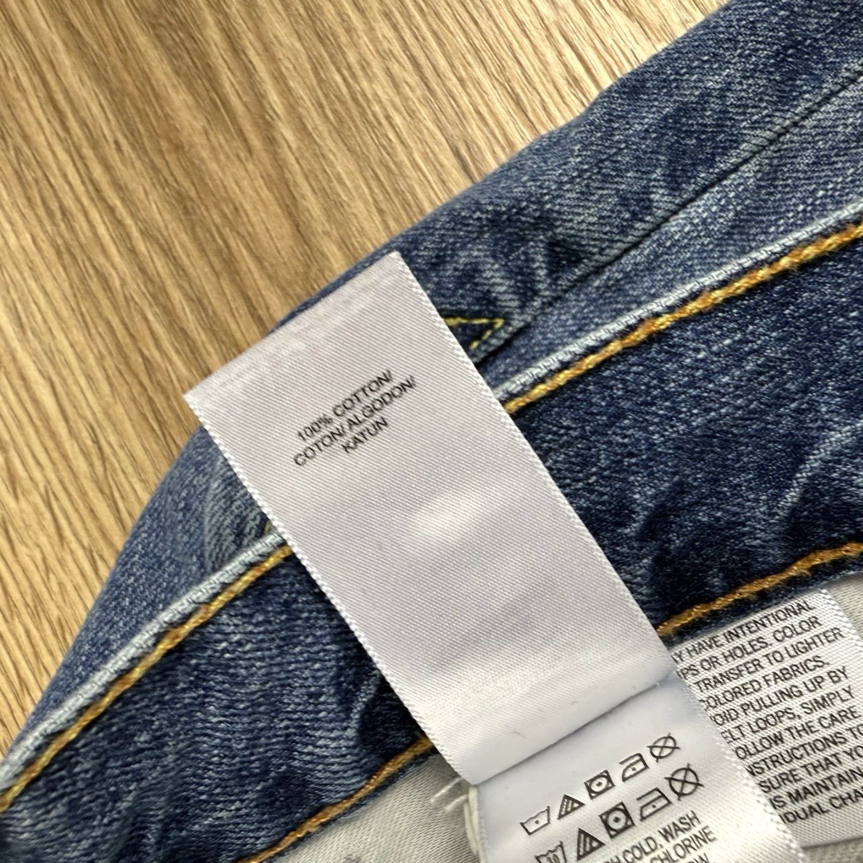 Lucky Brand VINTAGE Lucky Brand Jeans Men 36x30 Blue Medium Wash Straight Denim 90s Mens Straight Denim Jeans Size US 36 / EU 52 - 4 Thumbnail
