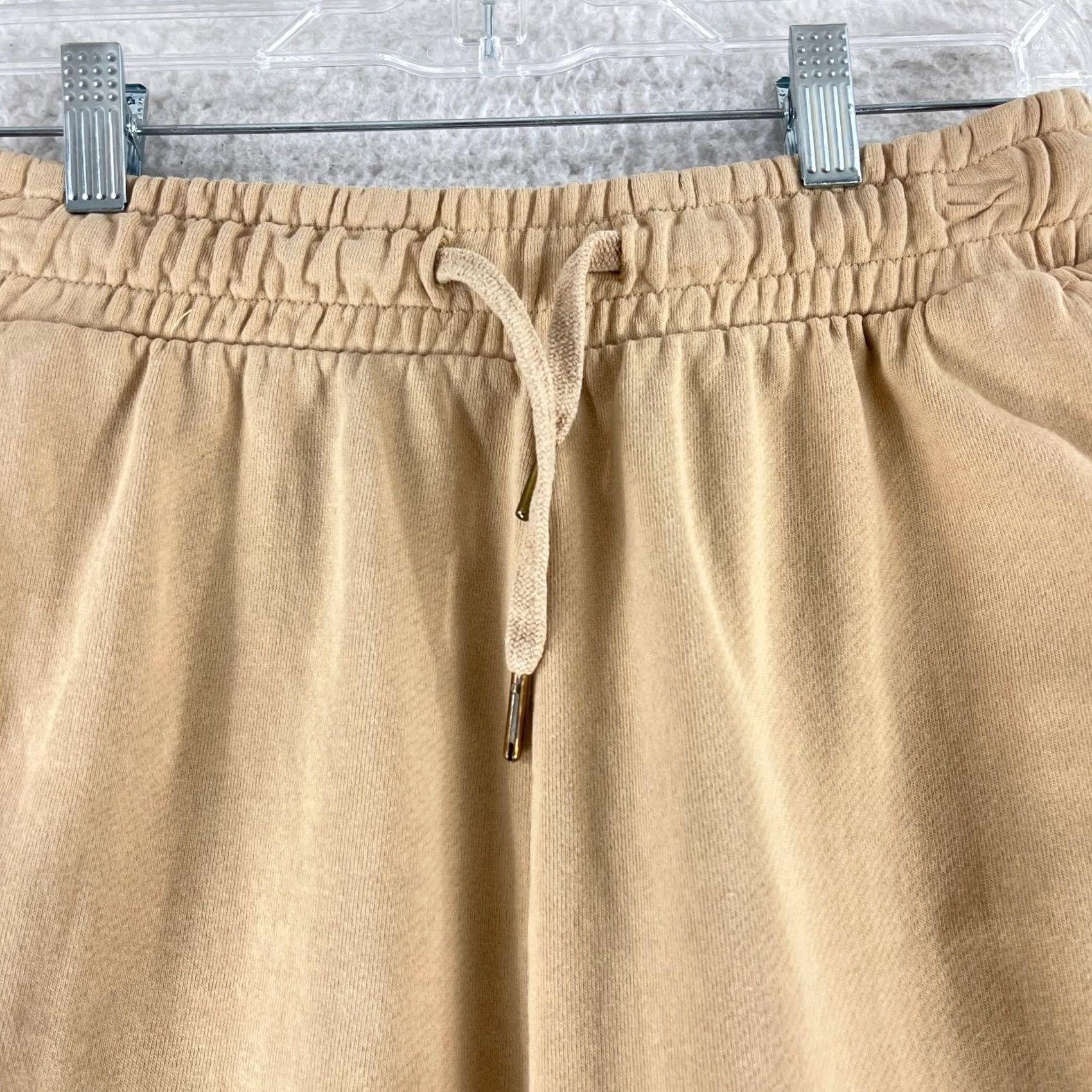 Vintage WeWoreWhat Jogger Sweat Pants Womens Medium Beige Pull On High-Rise Size 32" / US 10 / IT 46 - 5 Thumbnail