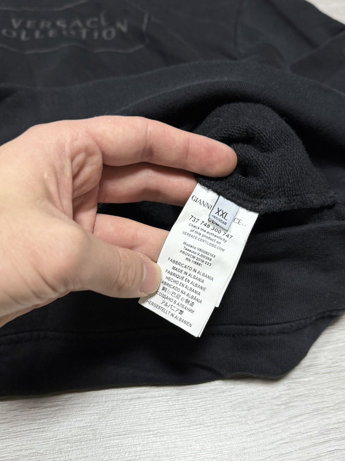 Versace Versace medusa big box logo sweatshirt Size US XXL / EU 58 / 5 - 8 Thumbnail