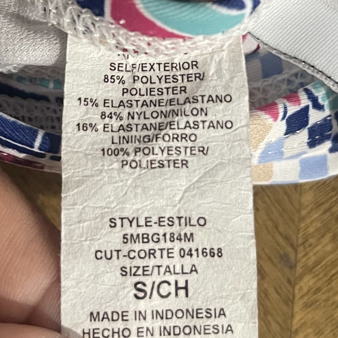 Bar III Aztec Sunset Print Underwire Bikini Top Small Beach Vacation Size ONE SIZE - 5 Thumbnail