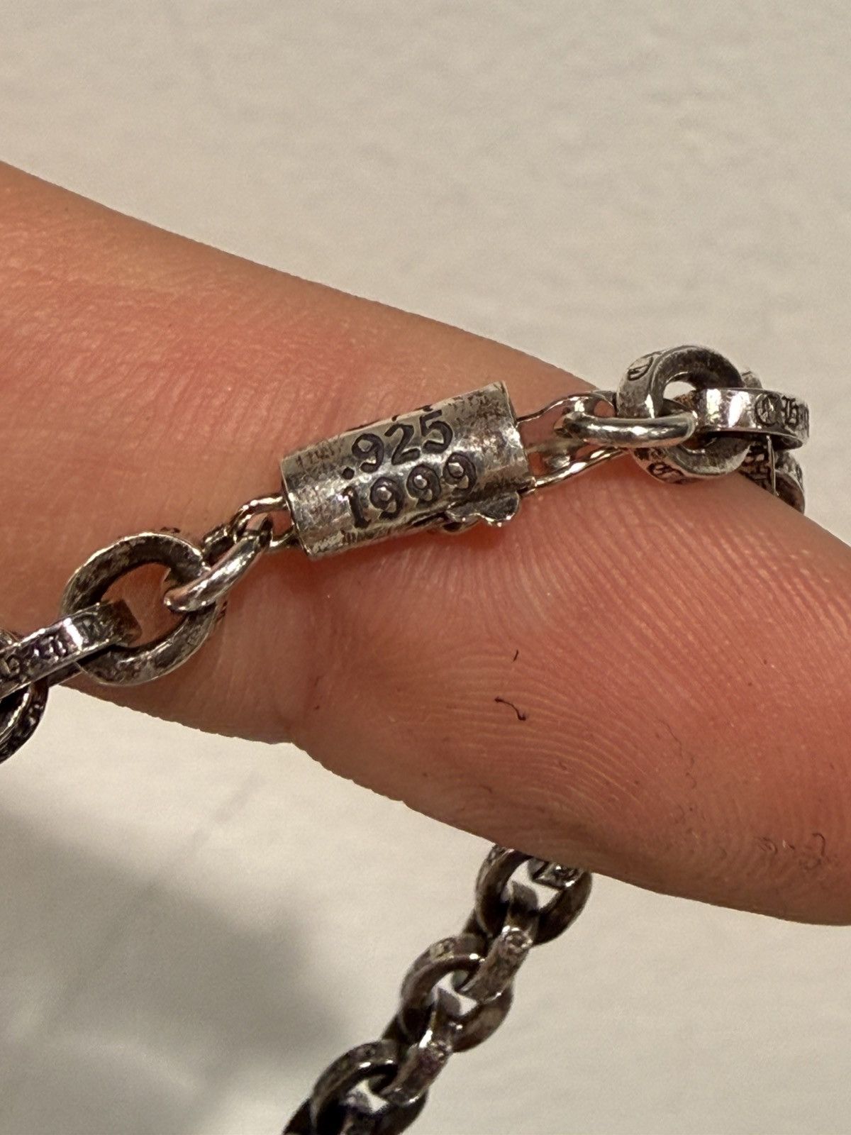 Chrome Hearts Chrome Hearts Paper Chain Bracelet 7 Inches Size ONE SIZE - 3 Thumbnail
